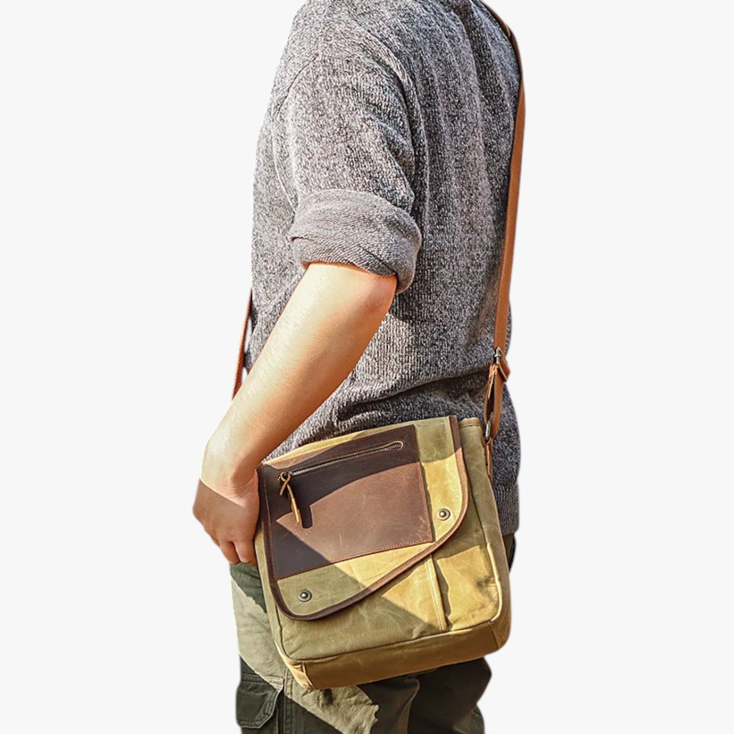 Alex | Vintage anti-tyveri og vandafvisende skuldertaske - - bags - {{ product_tags }