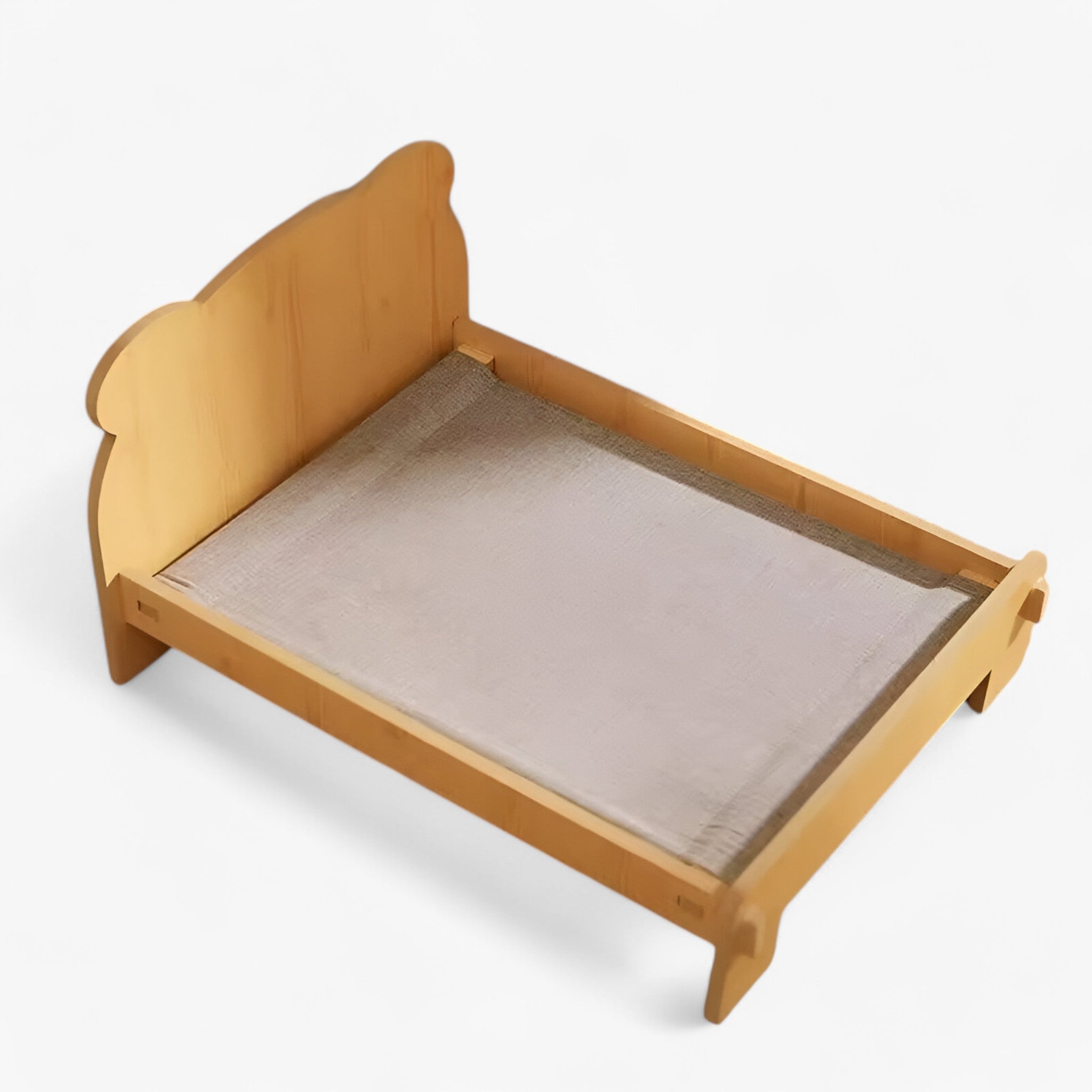 LuxuKat | Massivt Træ Kattebed – Bæredygtigt, Komfortabelt & Stilfuldt - C - house & garden - {{ product_tags }