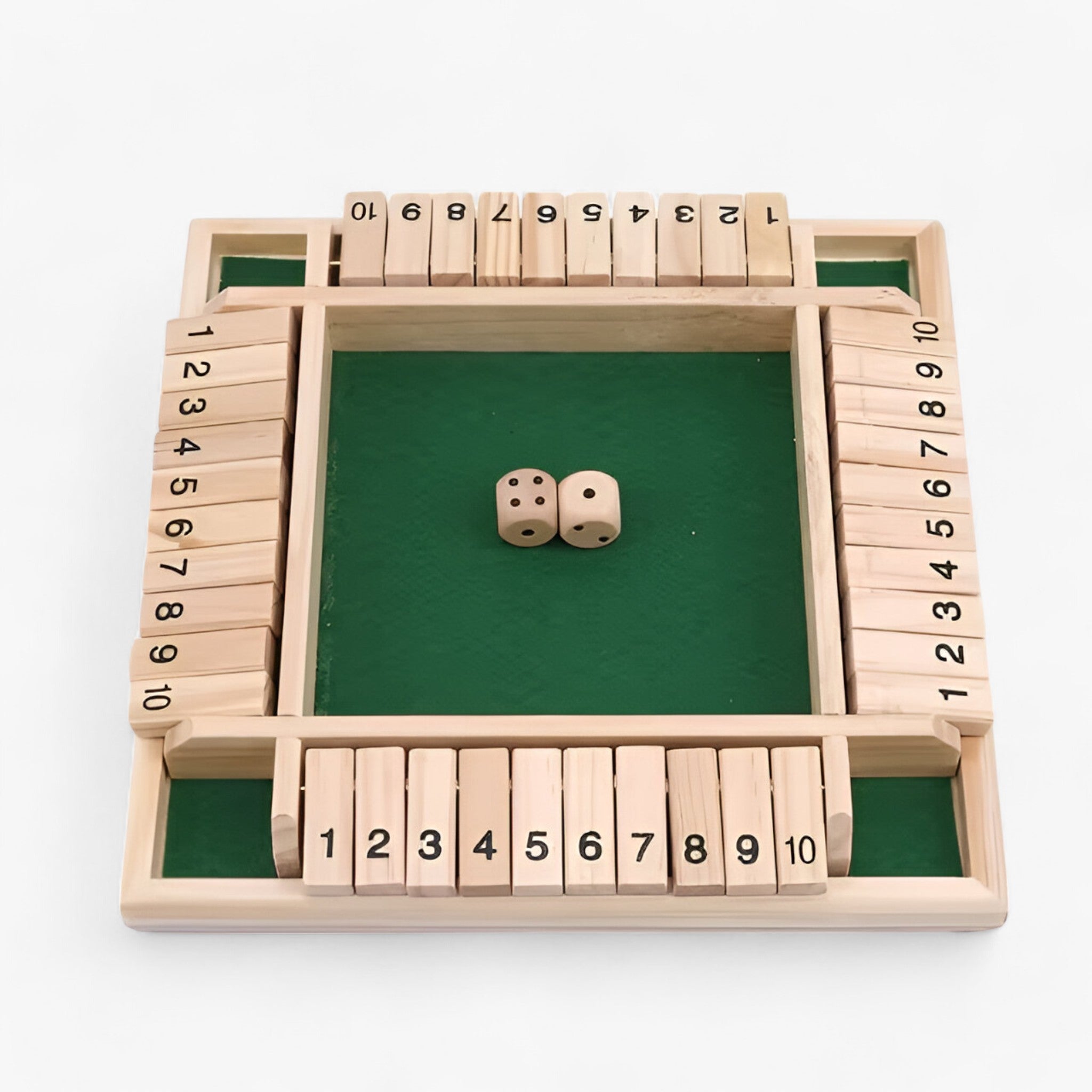 Milan | Farverigt Shut the Box Spil - Grøn almindelig - other - {{ product_tags }