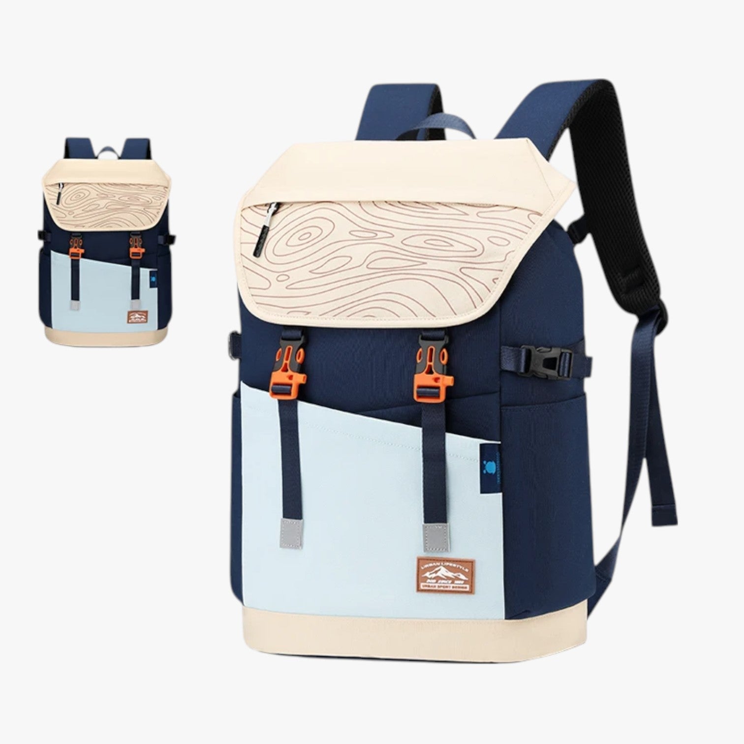 Maxwell | Udendørs Rygsæk 40L Kompakt, rummelig, klar til eventyr - Blå 15 tommer - Maxwell | Udendørs Rygsæk 40L Kompakt, rummelig, klar til eventyr - €25 - {{ product_tags }