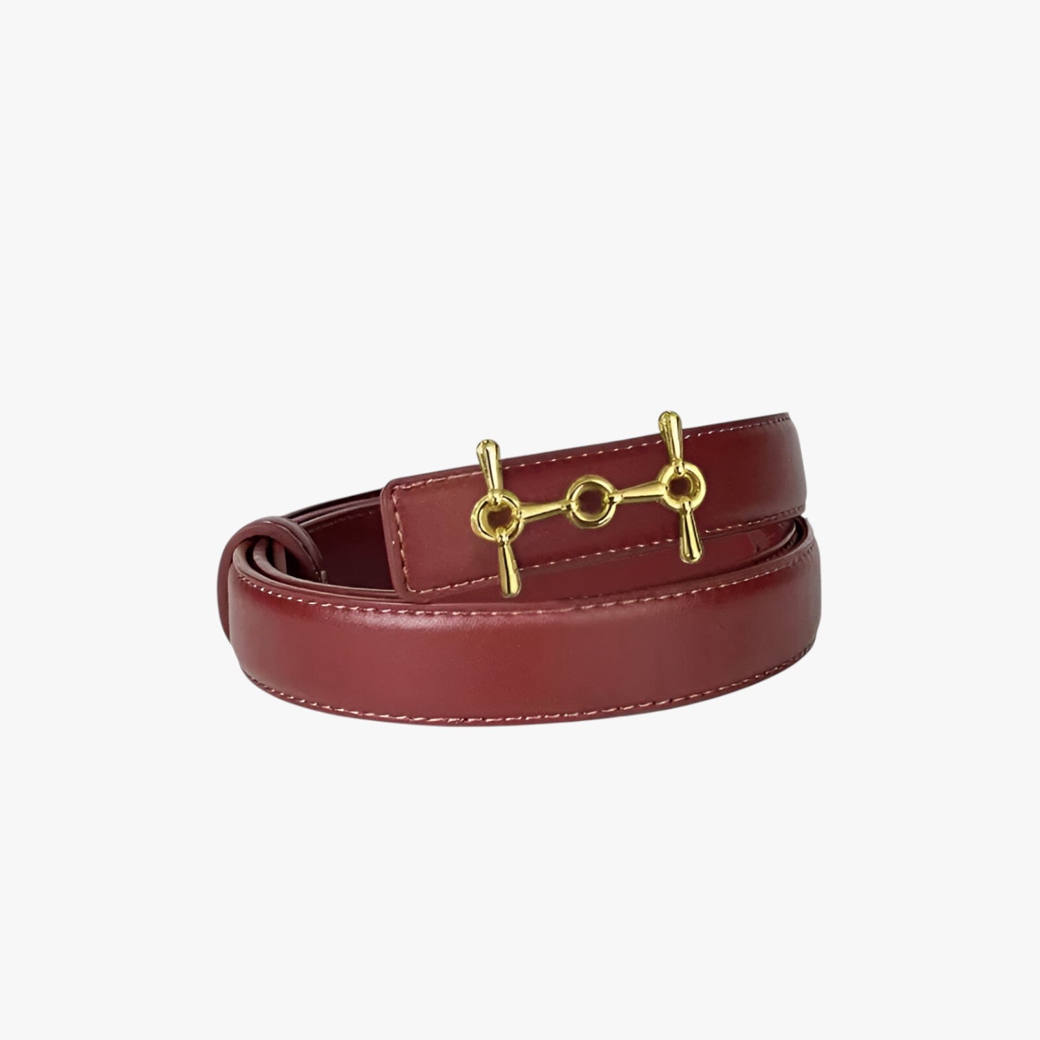 Wrenley | Stilfuld læderbælte – tidløs design og perfekt pasform - vinsort 110cm - men's fashion - {{ product_tags }