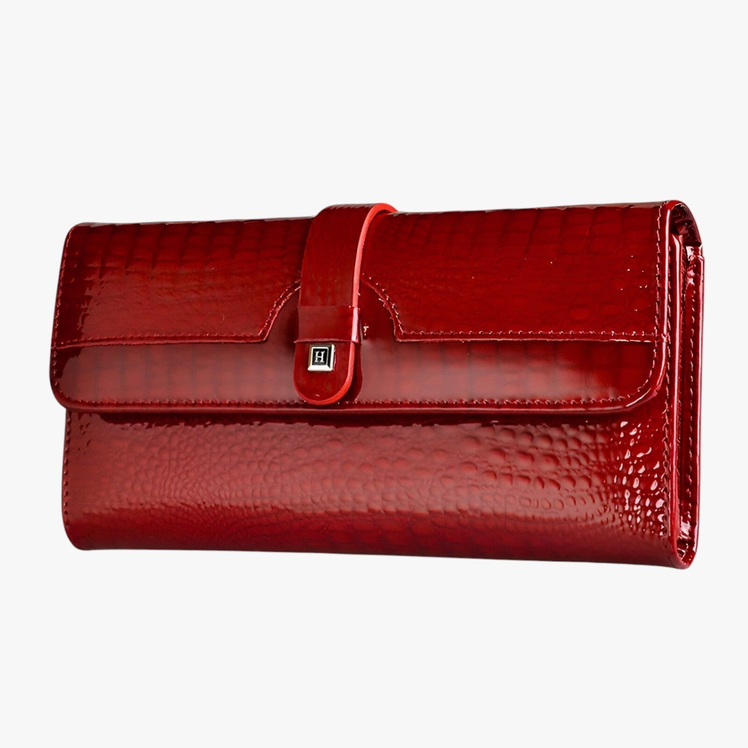 Felicia | Luksus Designer Håndtaske – Glinsende Læder Clutch & Pung - - Felicia | Luksus Designer Håndtaske – Glinsende Læder Clutch & Pung- €25 - {{ product_tags }