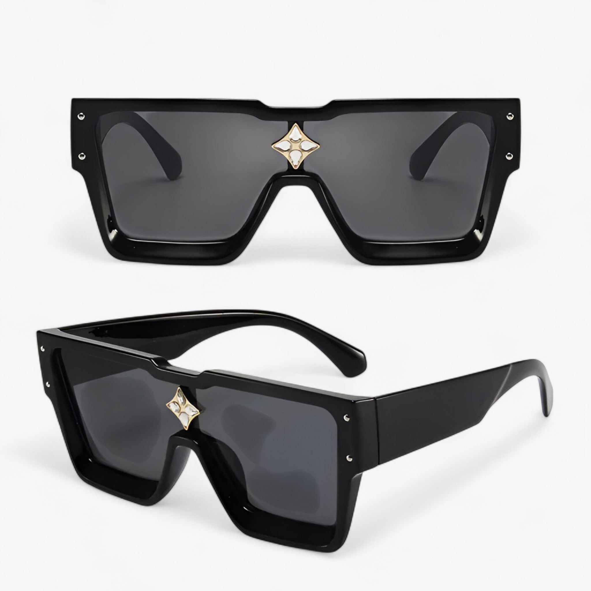 Victor | Unisex firkantet solbrille med UV400-beskyttelse - C1 - men's fashion - {{ product_tags }