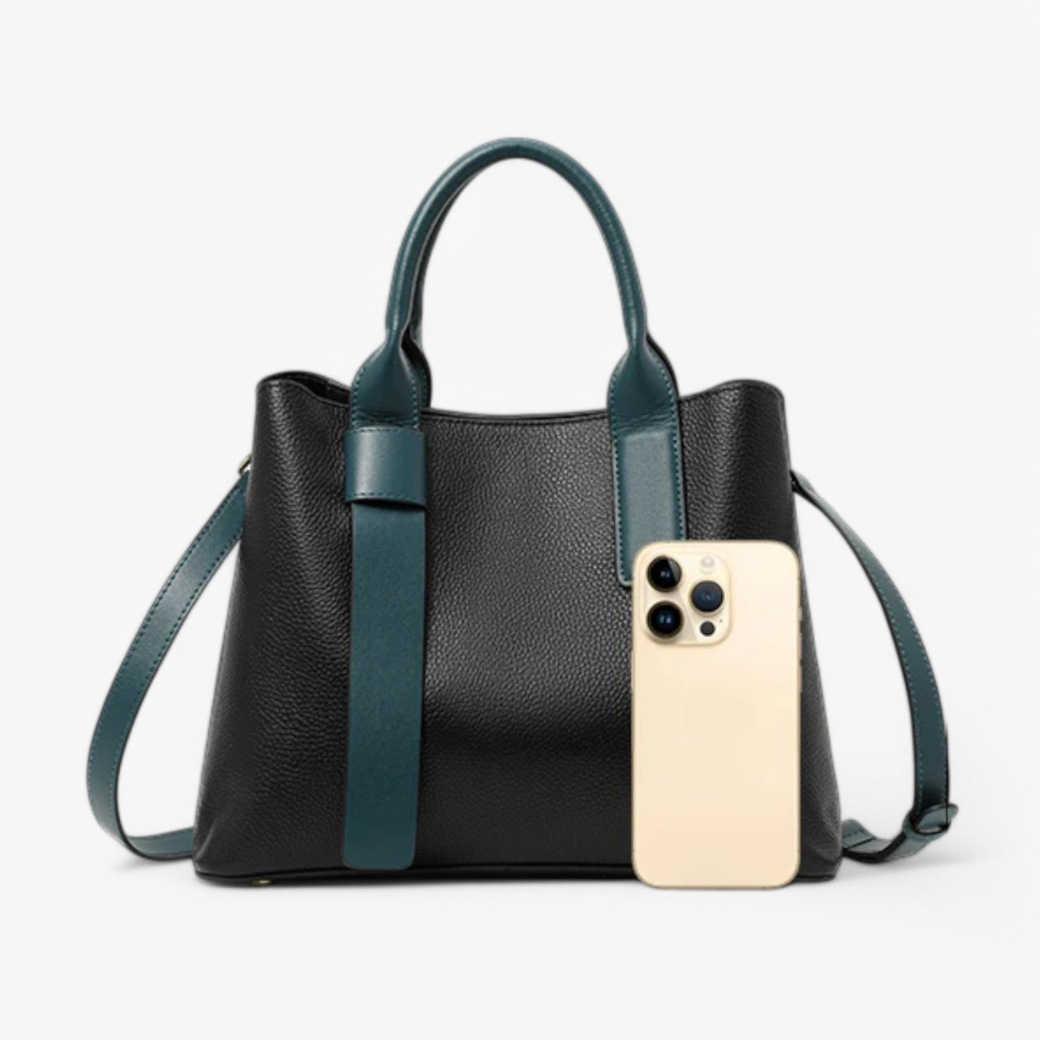 Sandrine | Luksus & Alsidig – Premium Kopenhud Læder Skuldertaske - - bags - {{ product_tags }