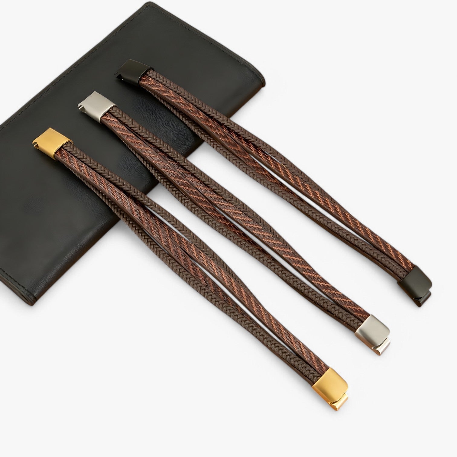 Olivier | Stilig Herrearmbånd – Flerlaget & Magnetisk - - watches - {{ product_tags }