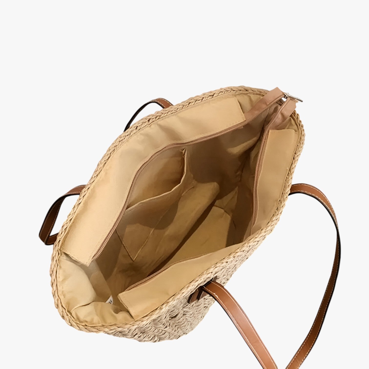 Leilani | Dame gevlochten strå skuldertas - Letvægts og rummelig sommertas - - bags - {{ product_tags }