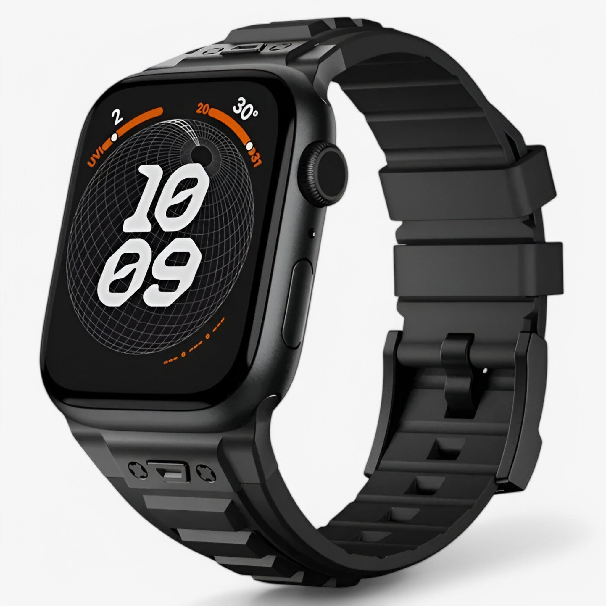 Alex | Silikone sportsbånd til Apple Watch - sort sort - watches - {{ product_tags }