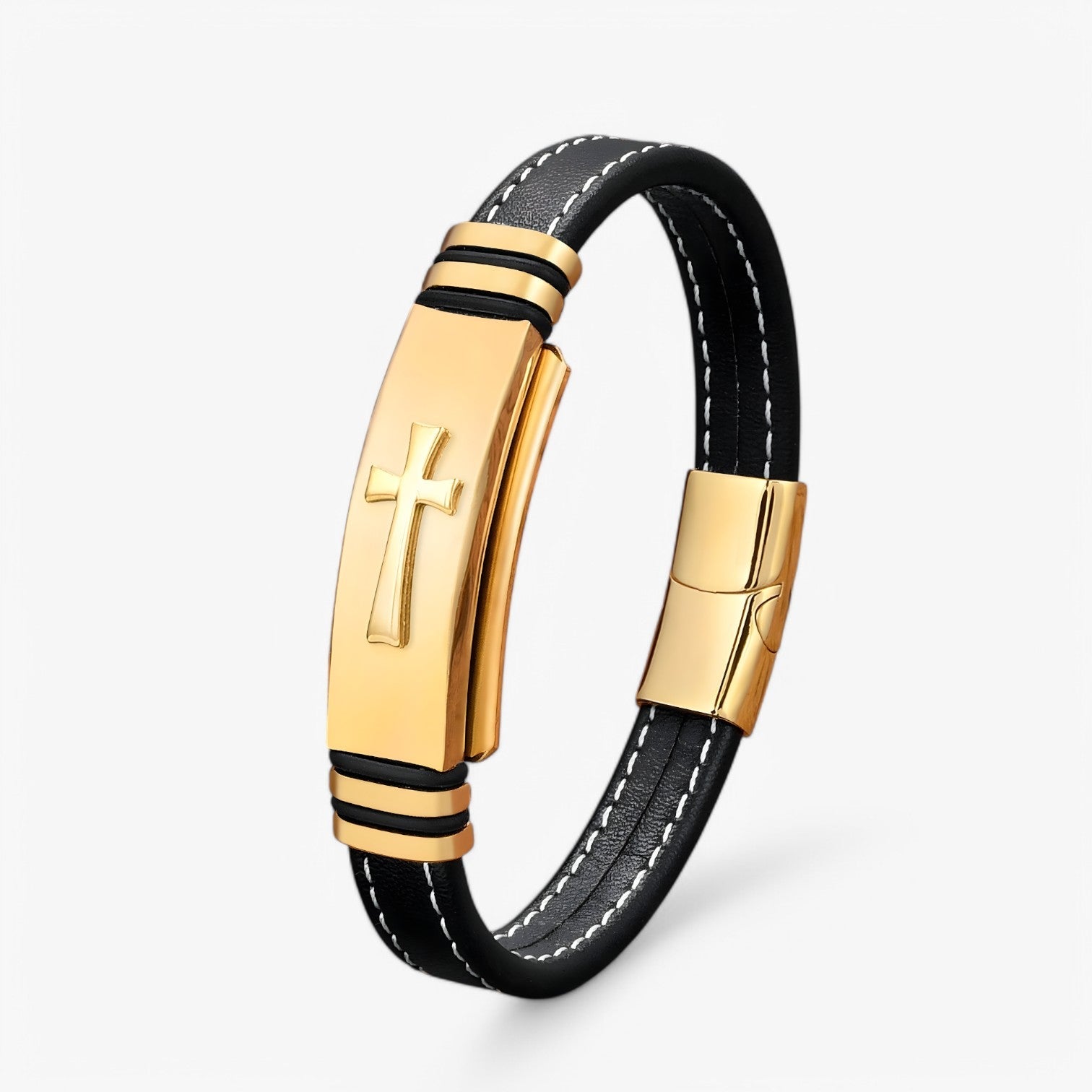 Rafa | Store Sort-Guld Korsarmbånd - Stil A-Guld - watches - {{ product_tags }