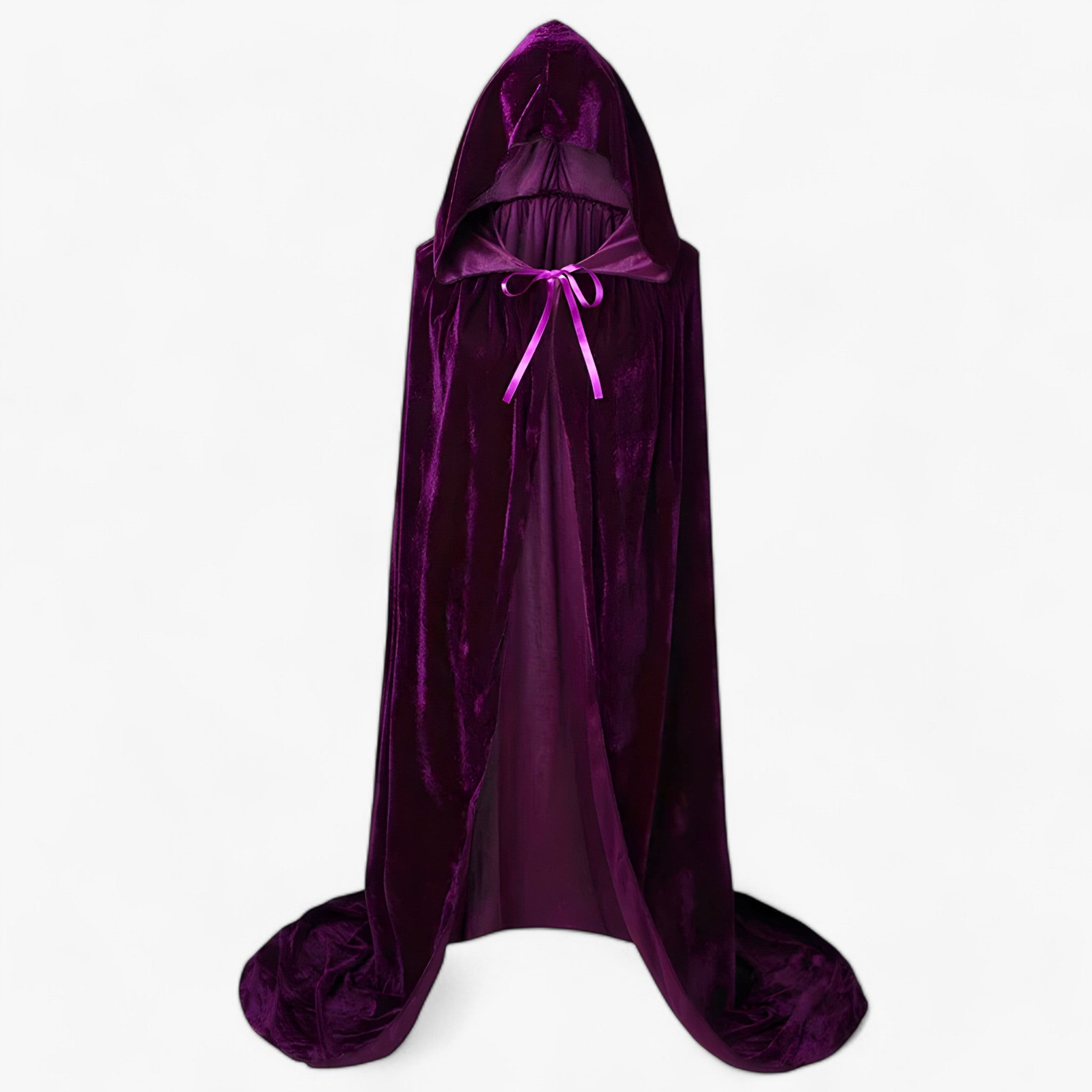 Morgane Heksenmantel - Kappe med hat til Halloween-cosplay - Viola - women's fashion - {{ product_tags }