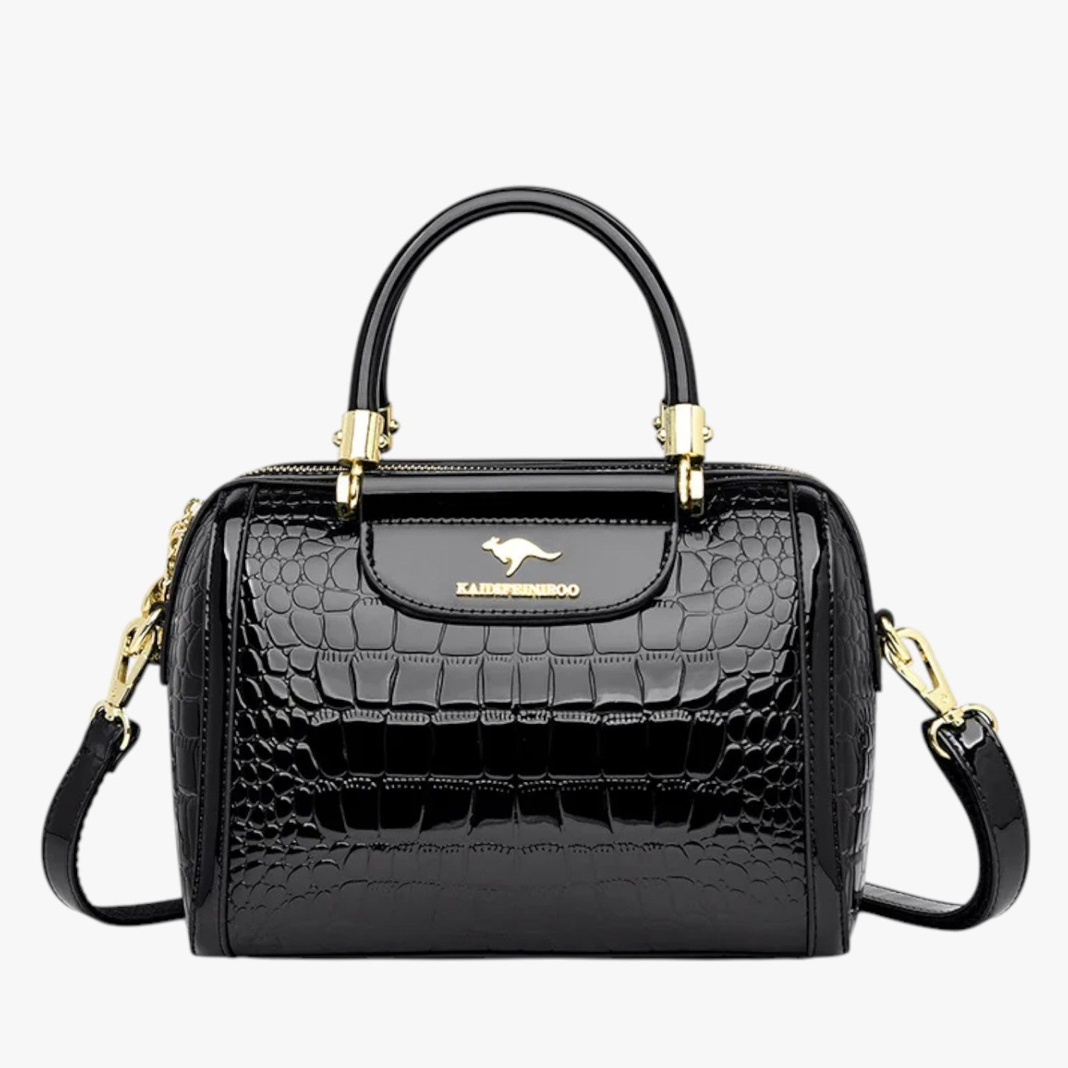 Brenda | Eleganza lige ved hånden – Mærkede og luksuriøse skuldertasker - sort - bags - {{ product_tags }