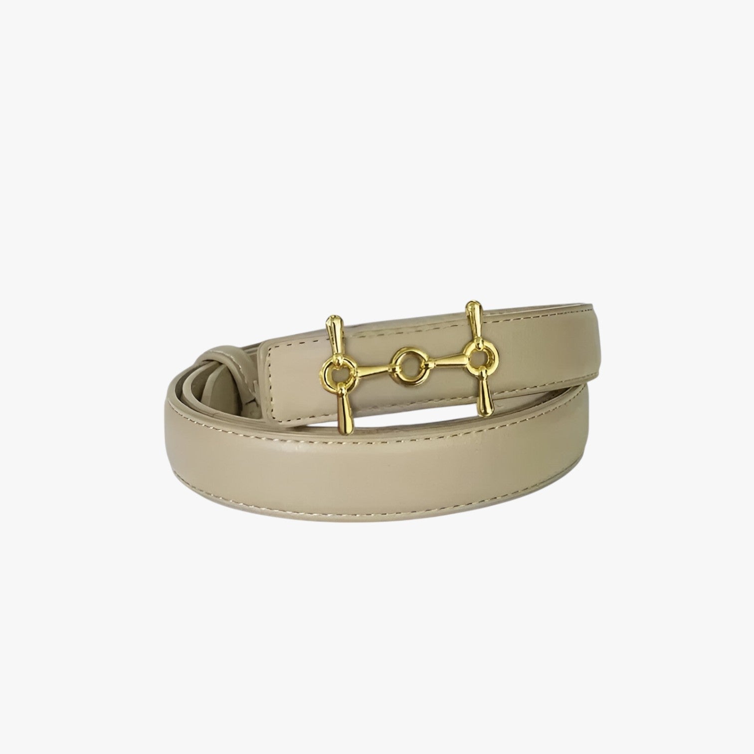 Wrenley | Stilfuld læderbælte – tidløs design og perfekt pasform - khaki 110cm - men's fashion - {{ product_tags }