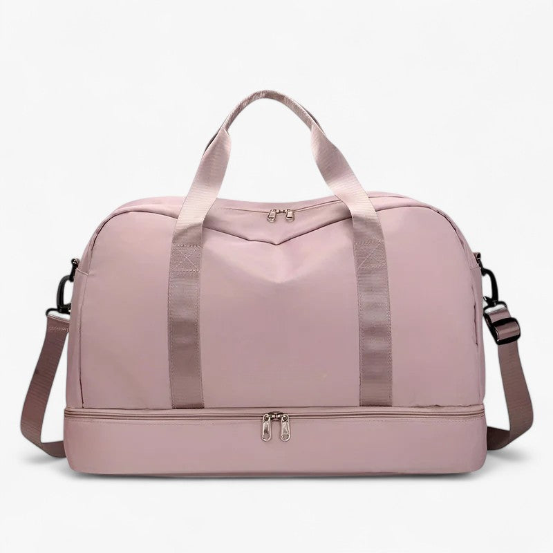 Ysabel | Udvidelig rejsetaske til sport og weekendture - Mørk pink - Ysabel | Udvidelig rejsetaske til sport og weekendture- €25 - {{ product_tags }