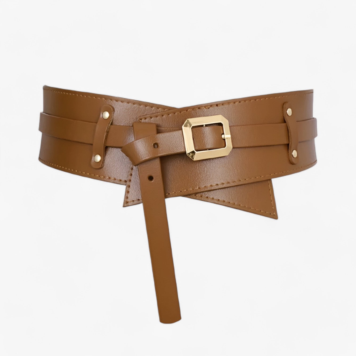 Rosie | Multifunktionel ægte læder talje bælte med stil - Karamel - Rosie | Multifunktionel ægte læder talje bælte med stil- €25 - {{ product_tags }