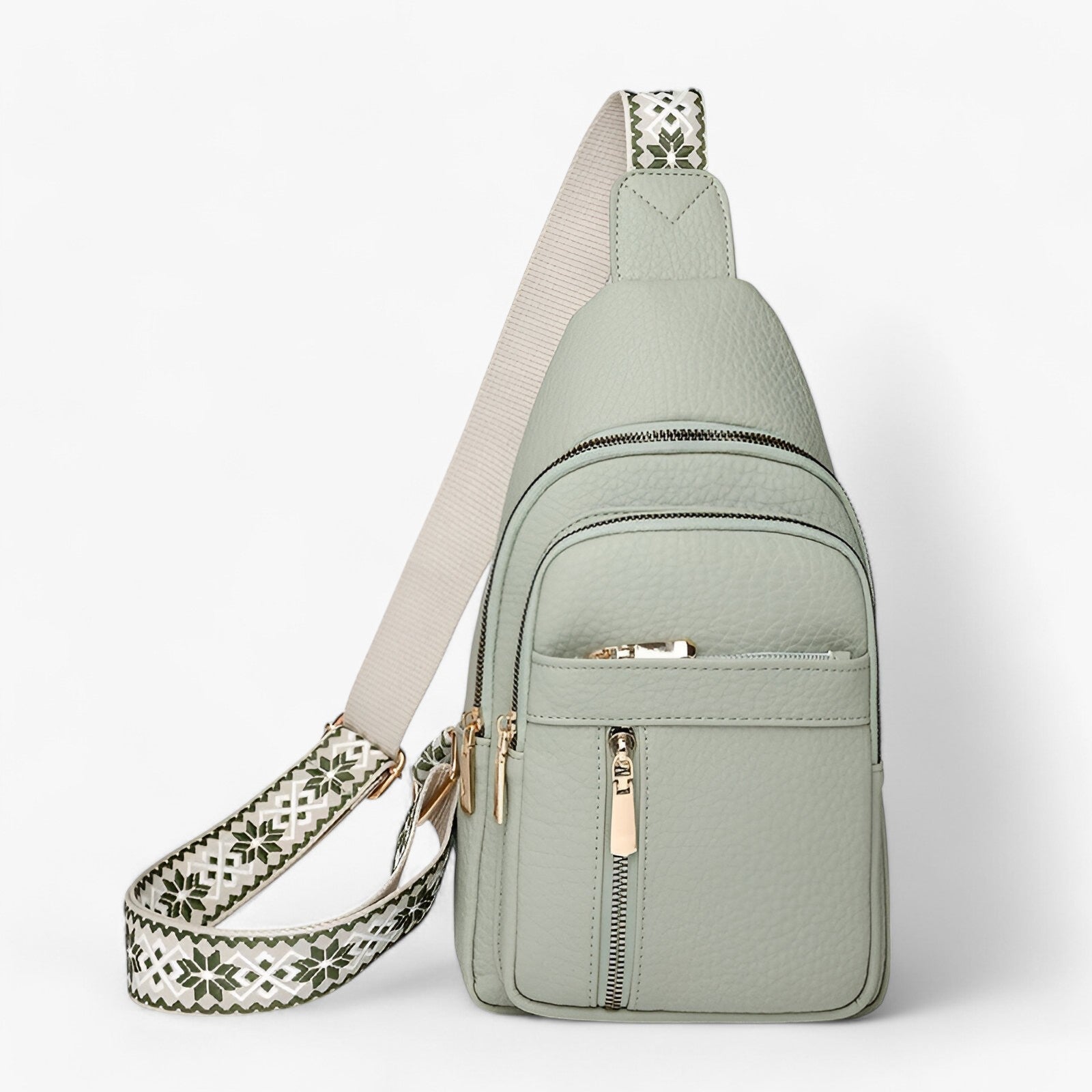 Amelie | Moderne PU-læder brysttaske – Elegant & Alsidig - Grøn - bags - {{ product_tags }