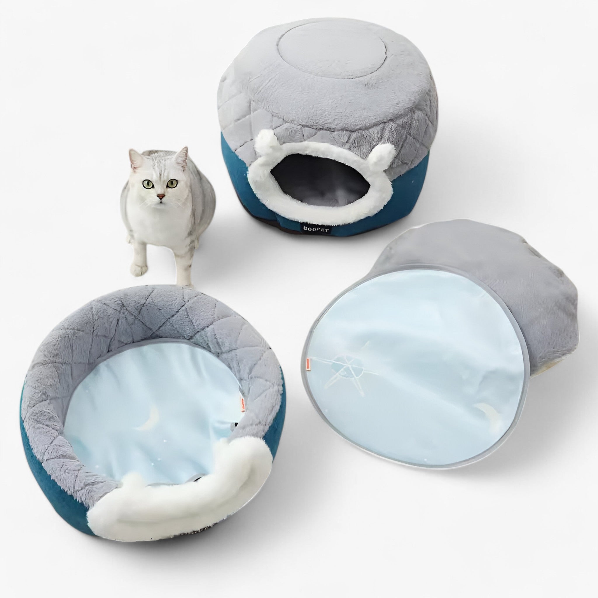 Luna | Hoepel Kattenbed – Varmt, Blødt og Hygge Nest - - other - {{ product_tags }
