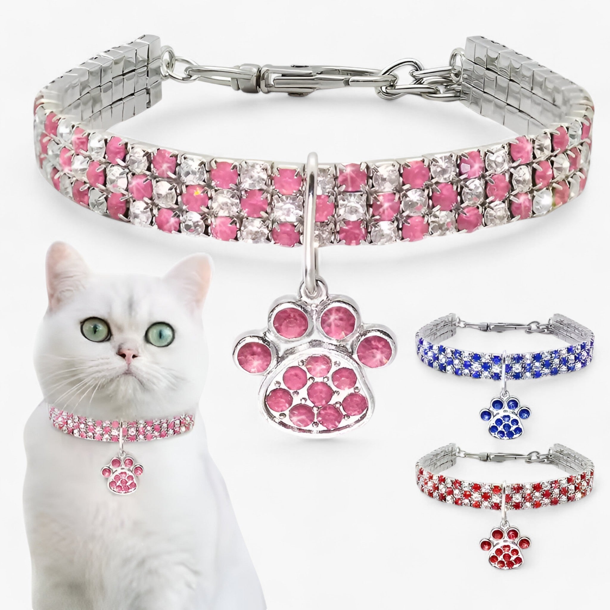 Luna | Luksus Krystalhalskæde med Diamantophæng - - other - {{ product_tags }