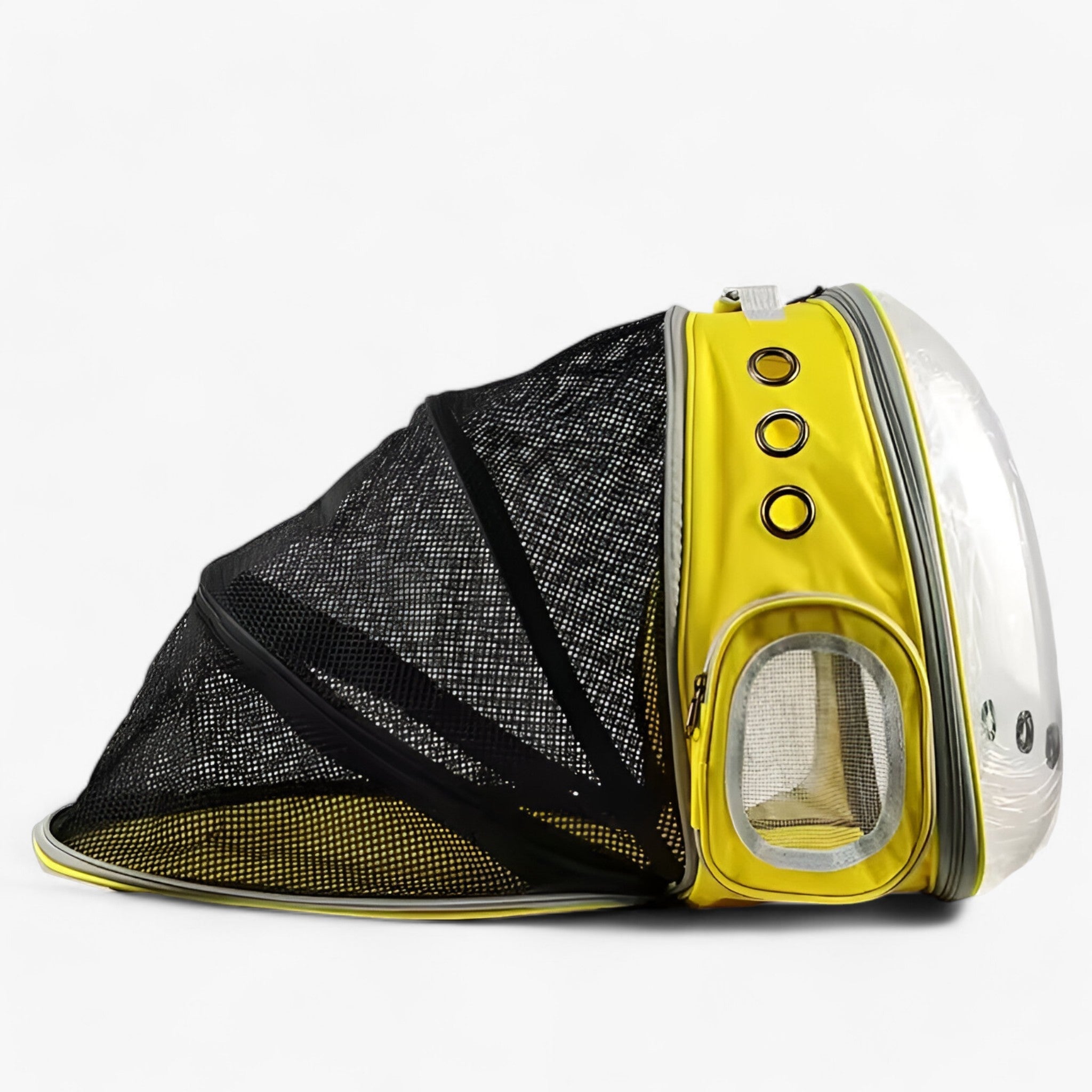 Luna | Rummelig Astronaut-kattenrygsæk med Boblevindue - Gul - other - {{ product_tags }