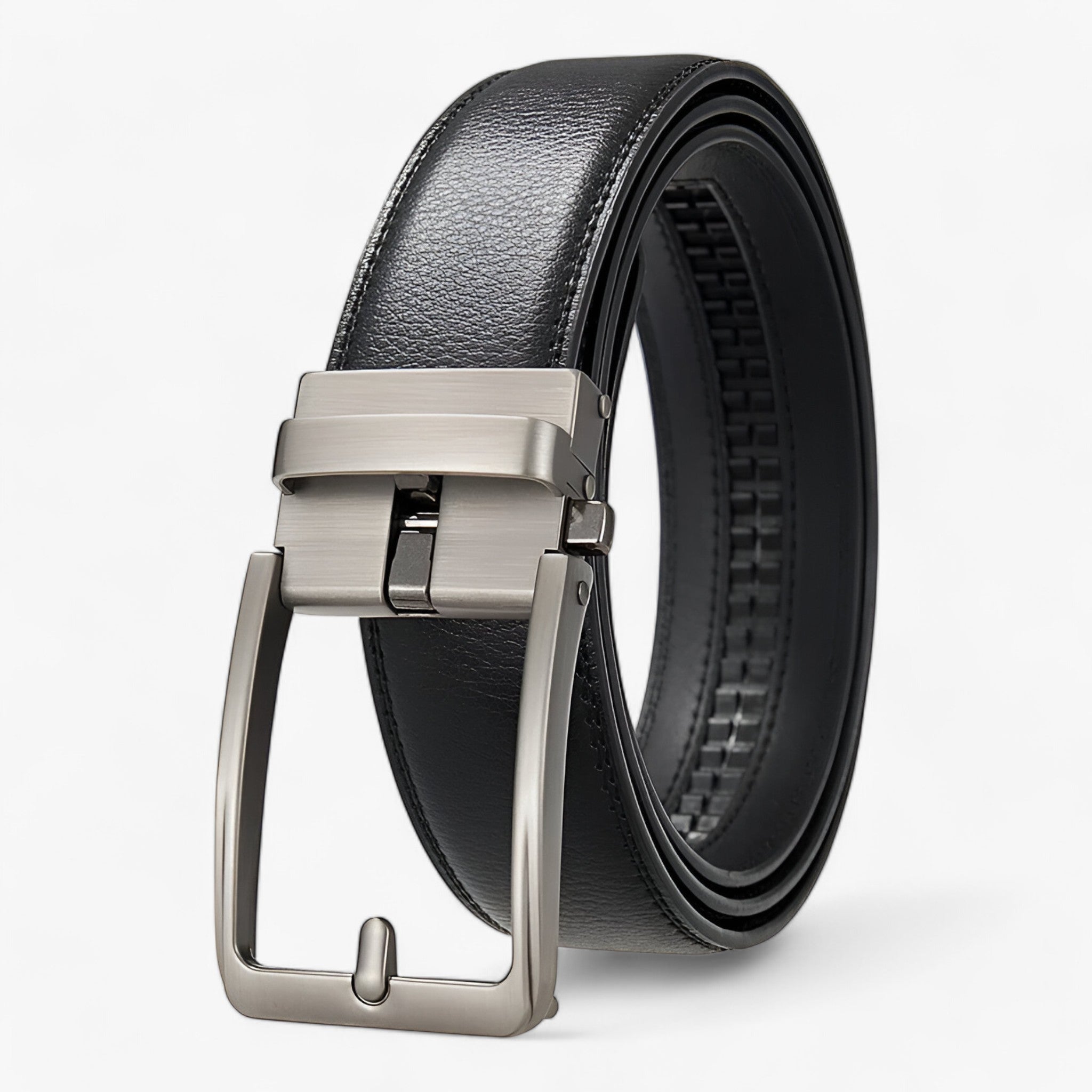 James | Læderbælte - Elegant og holdbar - Sort - men's fashion - {{ product_tags }