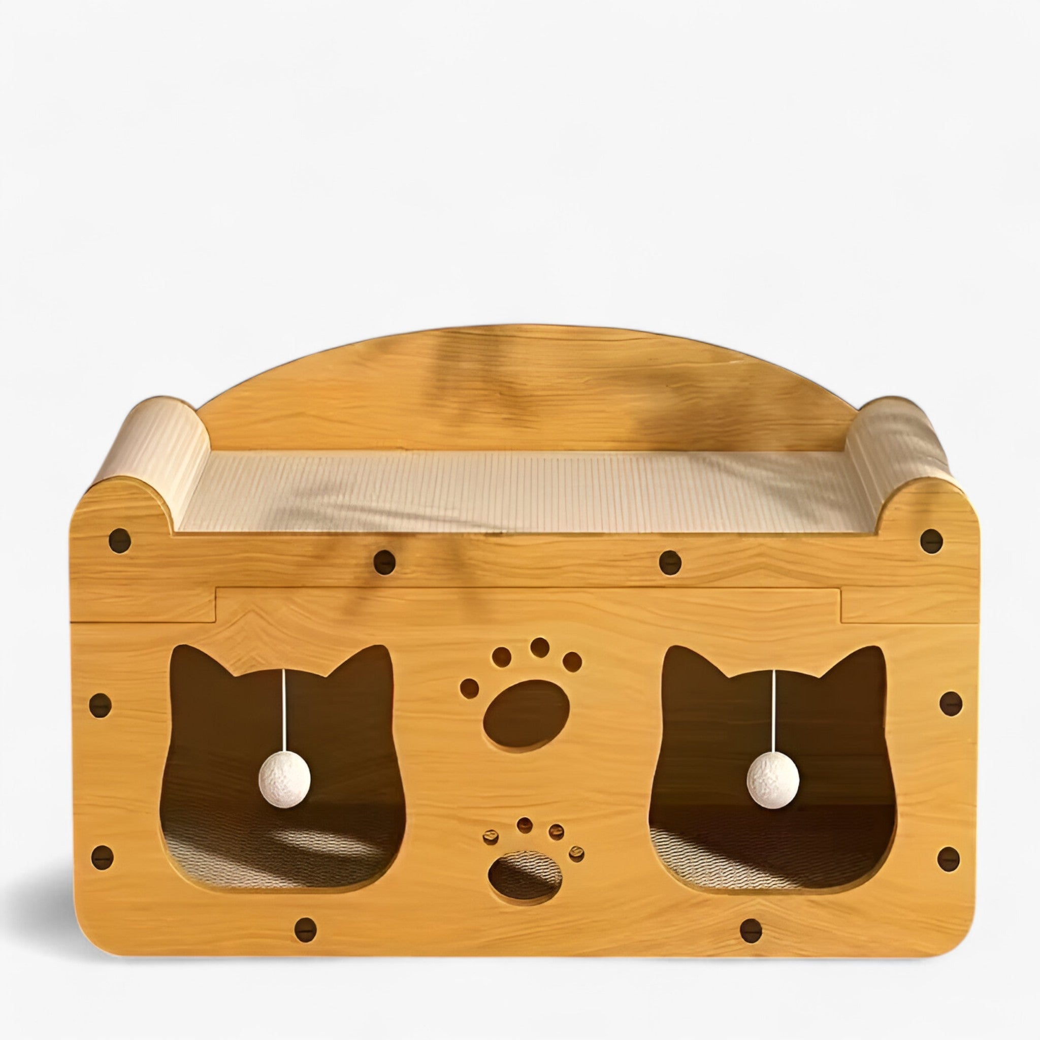 Whisker Wonders | 2-i-1 Kattekradser og Lounge Seng - Brun - other - {{ product_tags }