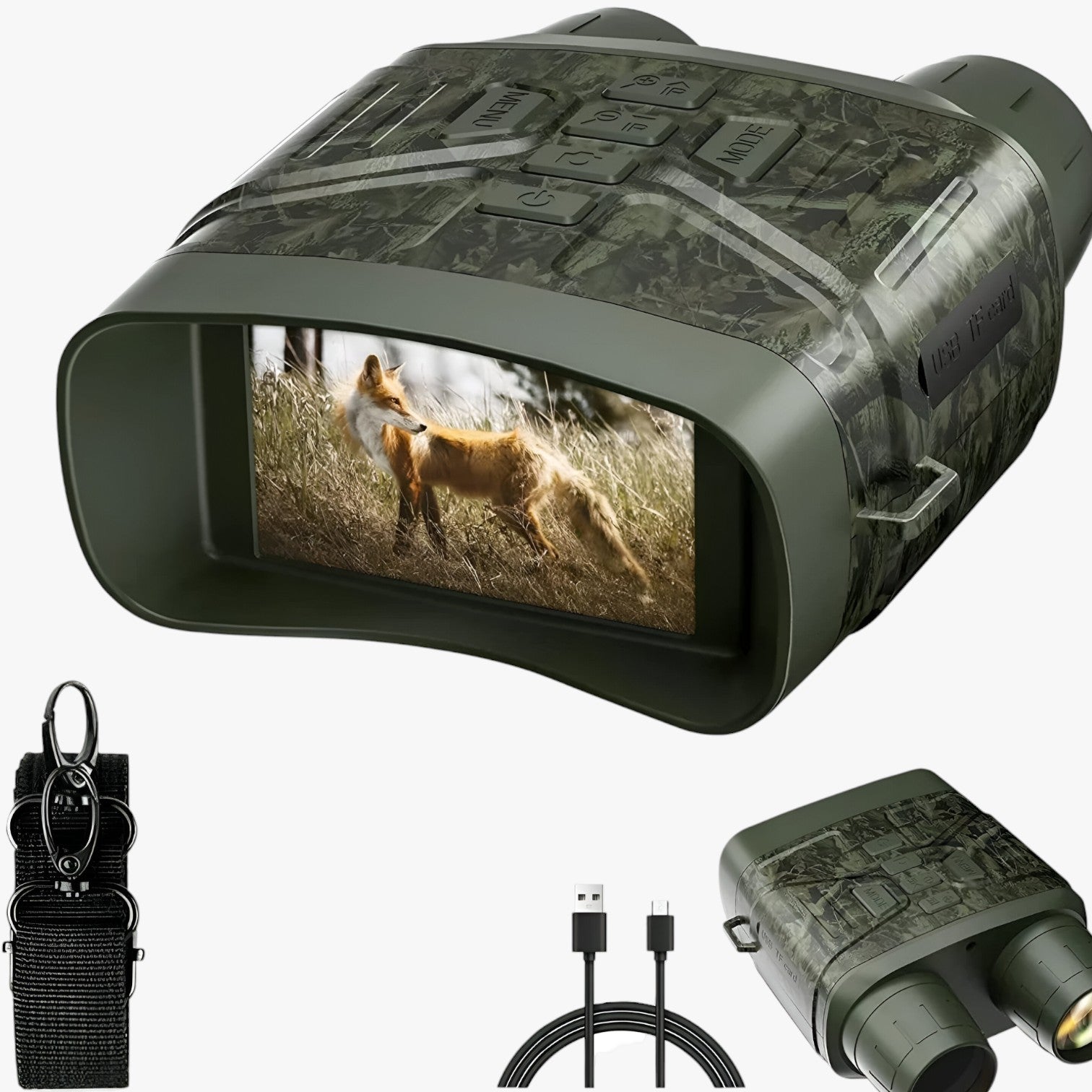 Achille | 4K natte syn kikkert med optagelse og 5X zoom - - Achille | 4K natte syn kikkert med optagelse og 5X zoom- €25 - {{ product_tags }