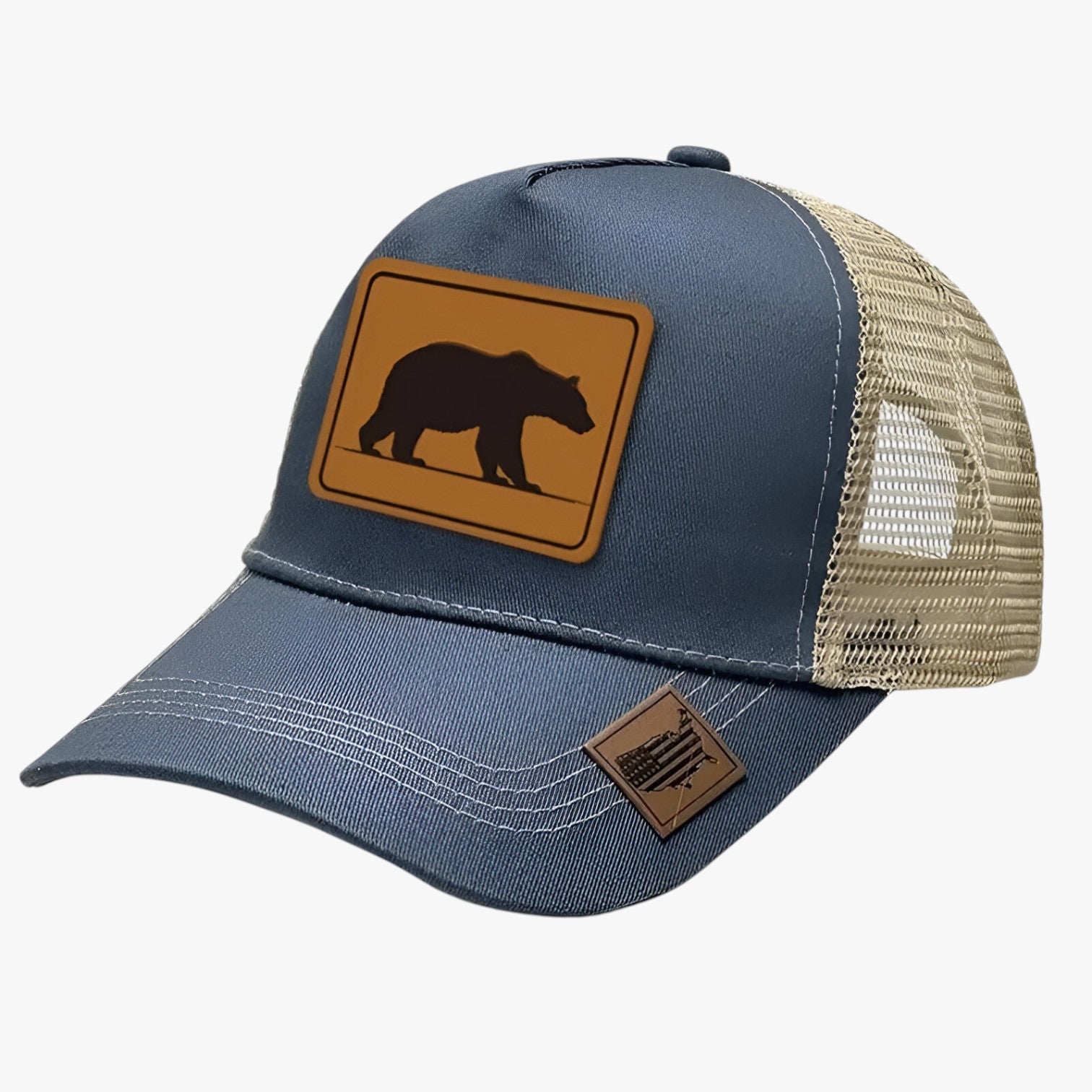 Rodrigo | Cool og stilfuld snapback med solbeskyttelse til hver dag - Blå 56-62CM - men's fashion - {{ product_tags }