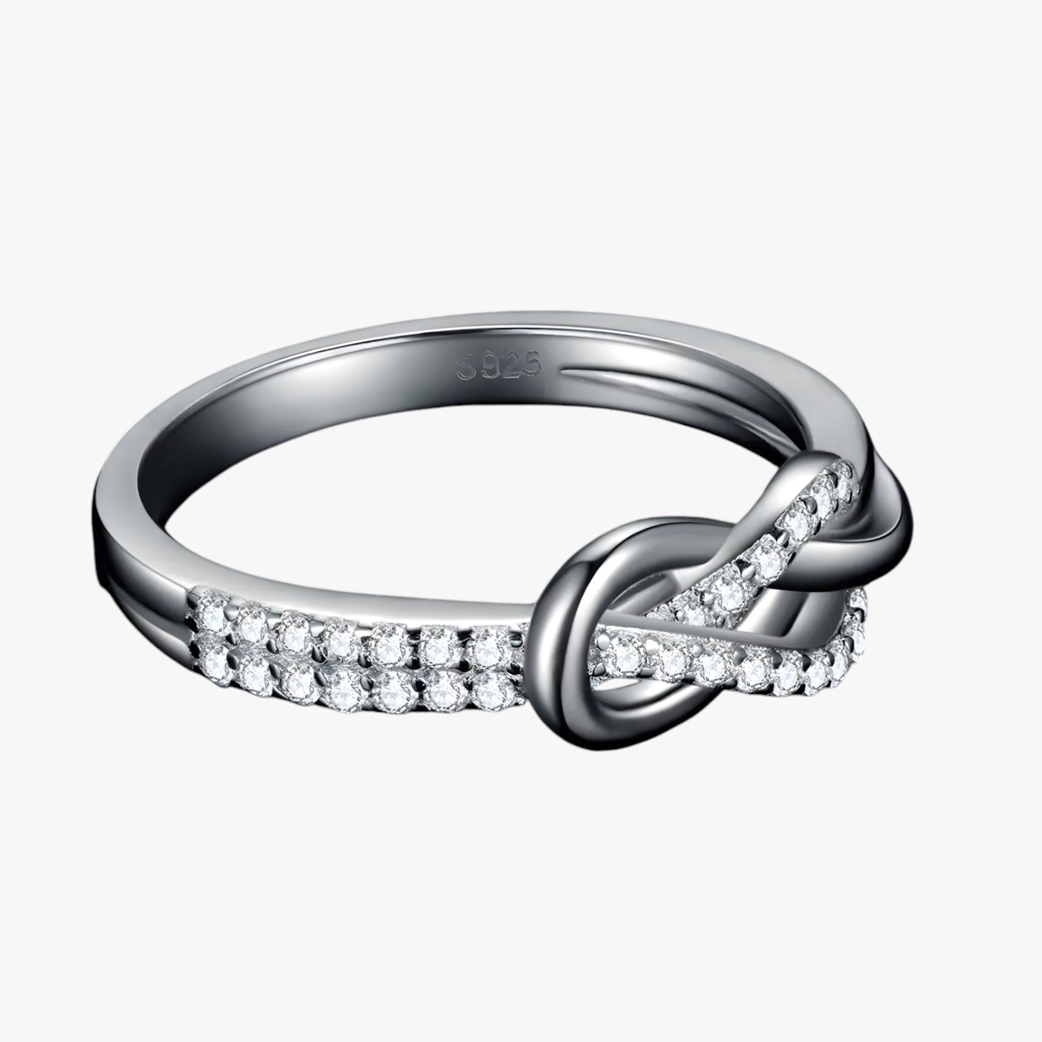 Stina | Uendelig Knude Ring – Tidsløs elegance i sterlingsølv - - watches - {{ product_tags }