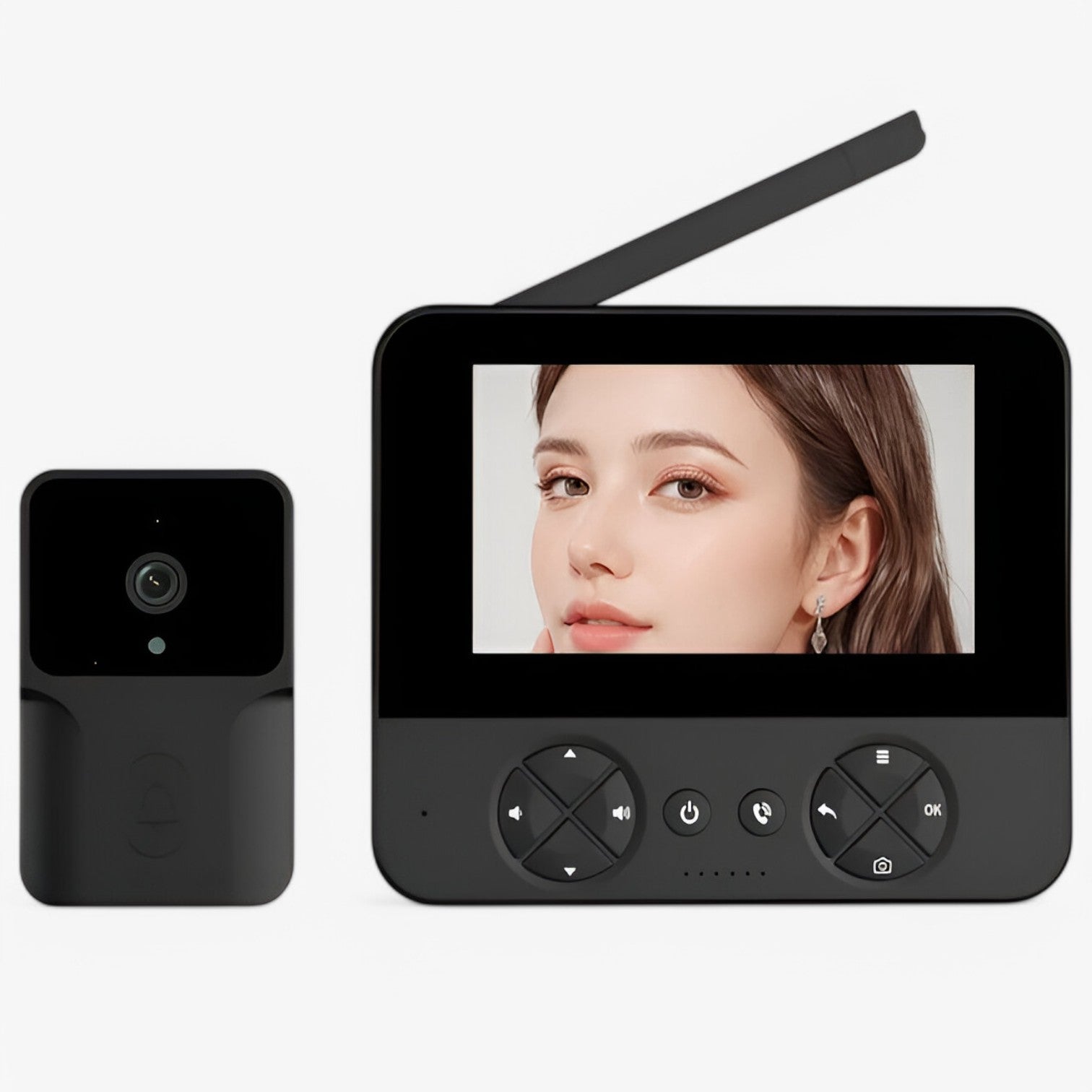 Linus | Trådløs videodørklokke – Sikker, klar og altid forbundet - M15 sort - other - {{ product_tags }