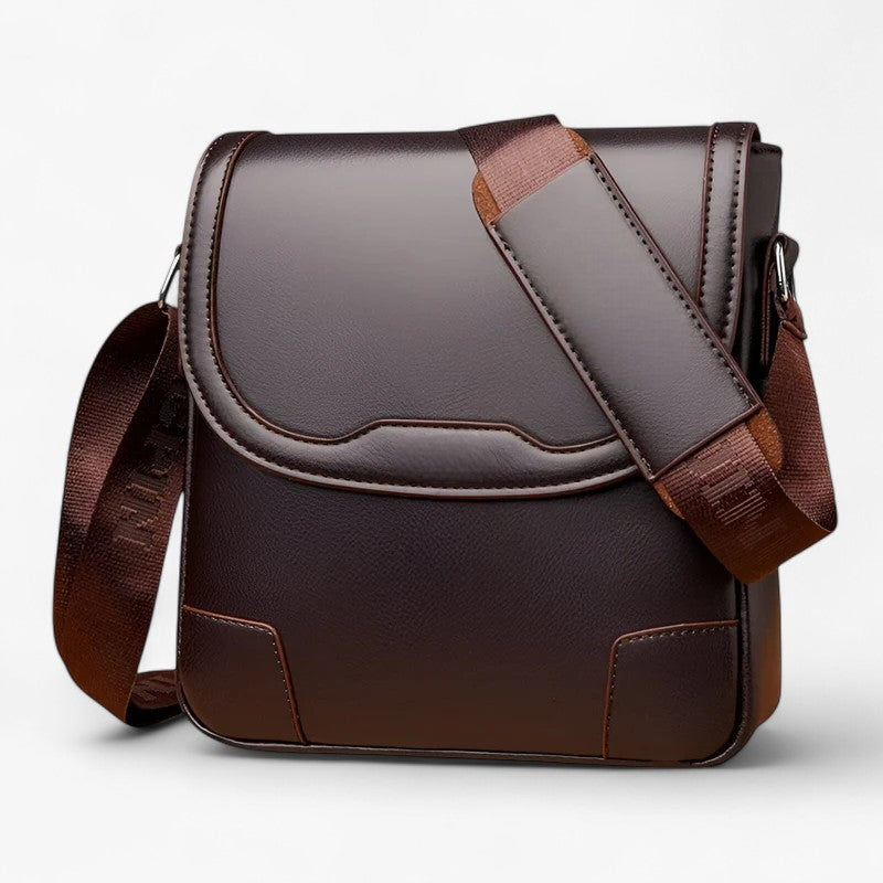 Vance | Luxe Læder Skuldertaske – Stilfuld, Kompakt & Praktisk - Brun - bags - {{ product_tags }