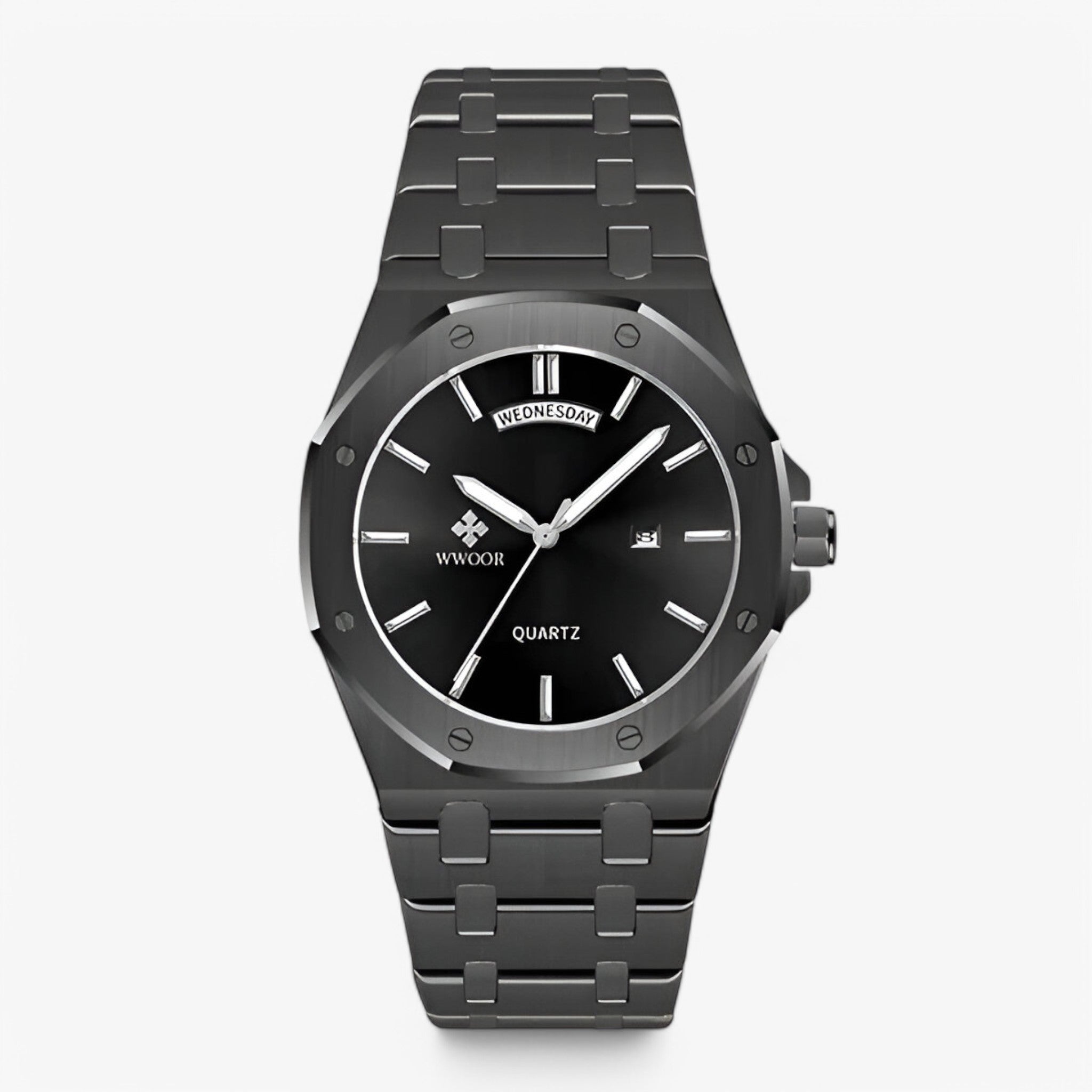 Magnus | Luksus sportsur lavet af rustfrit stål - sort sort - watches - {{ product_tags }