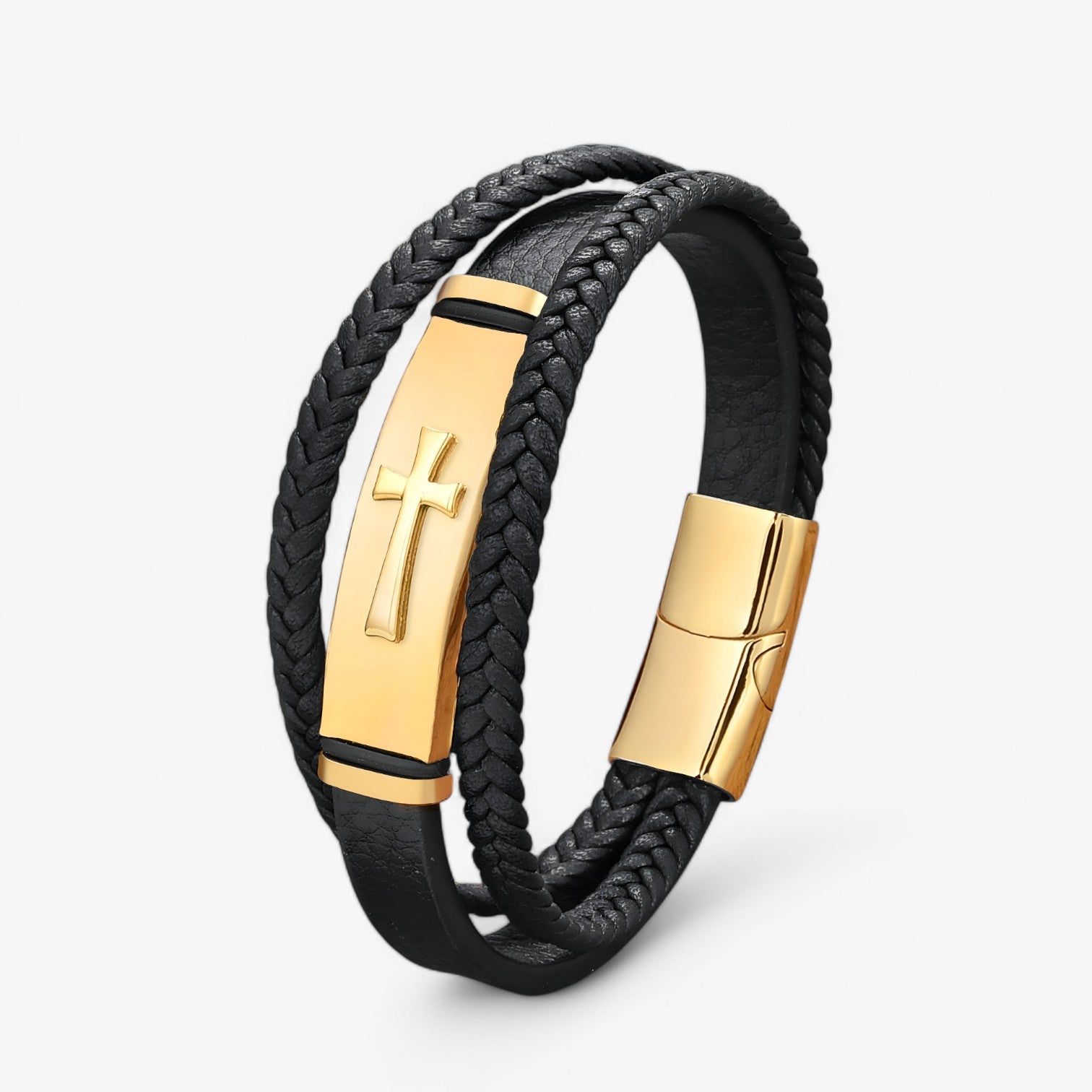 Rafa | Store Sort-Guld Korsarmbånd - Stil B-Guld - watches - {{ product_tags }
