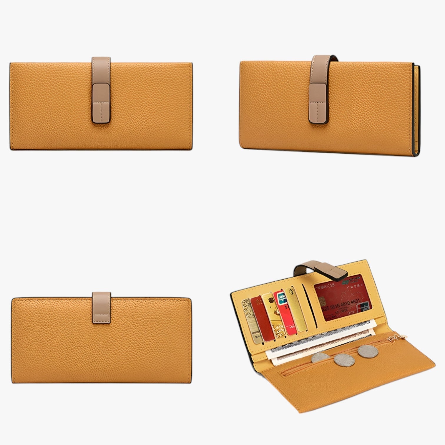 Rylee | Elegant lang pung til kvinder og multifunktionelt kortetui - - bags - {{ product_tags }