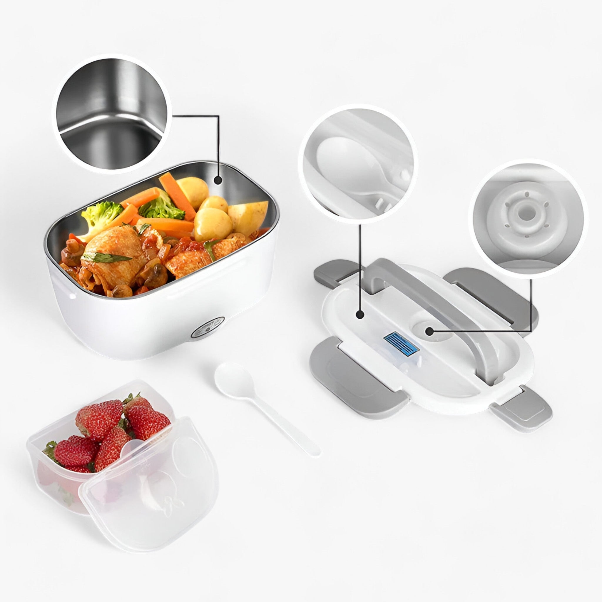 FreshHeat | Elektrisk Madkasse - Bærbar Madvarmer til Kontoret og Skolen - - gadgets - {{ product_tags }