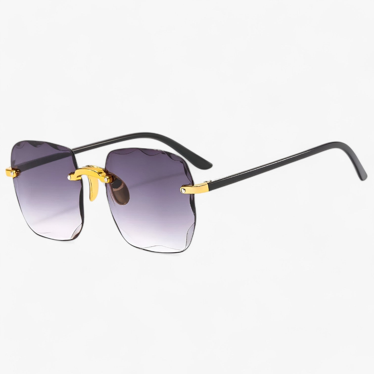 Kamila | Stilfuld randløs solbrille med UV-beskyttelse - Grå - women's fashion - {{ product_tags }