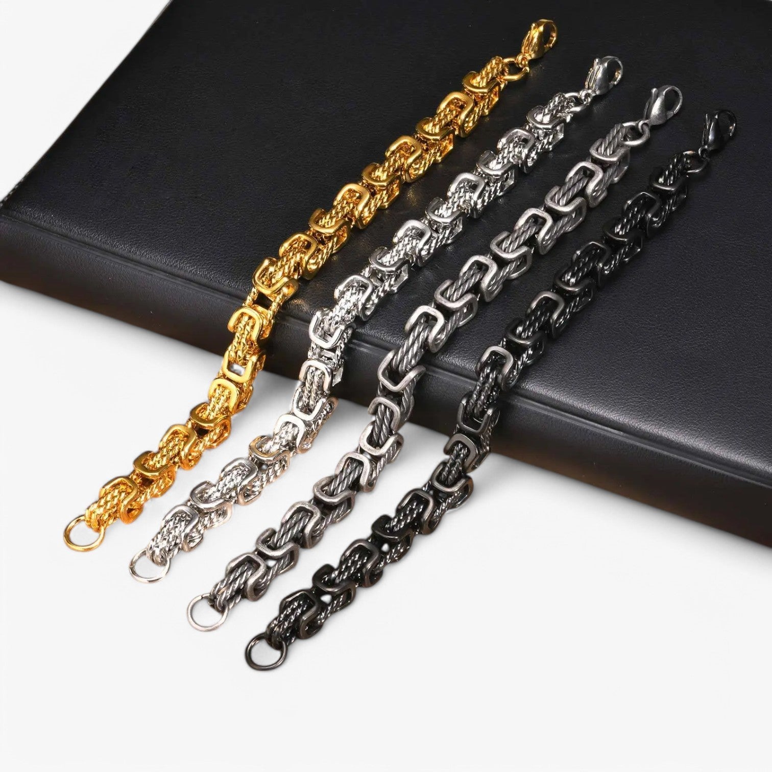 Floris | Stoer & Tidløst – Herre Chunky Byzantinsk Armbånd - - watches - {{ product_tags }