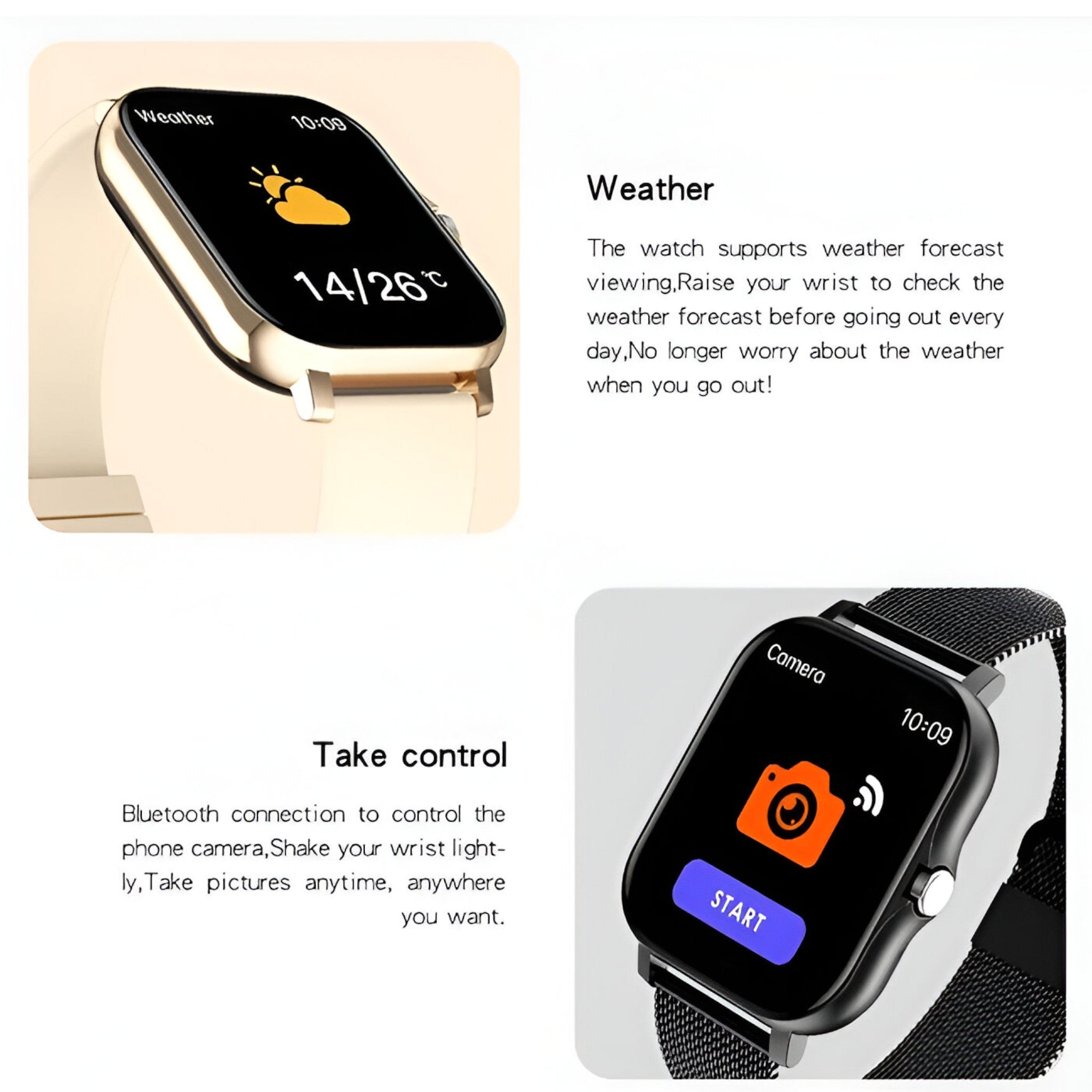 Matthew | Slankt og stilfuldt smartwatch - - watches - {{ product_tags }