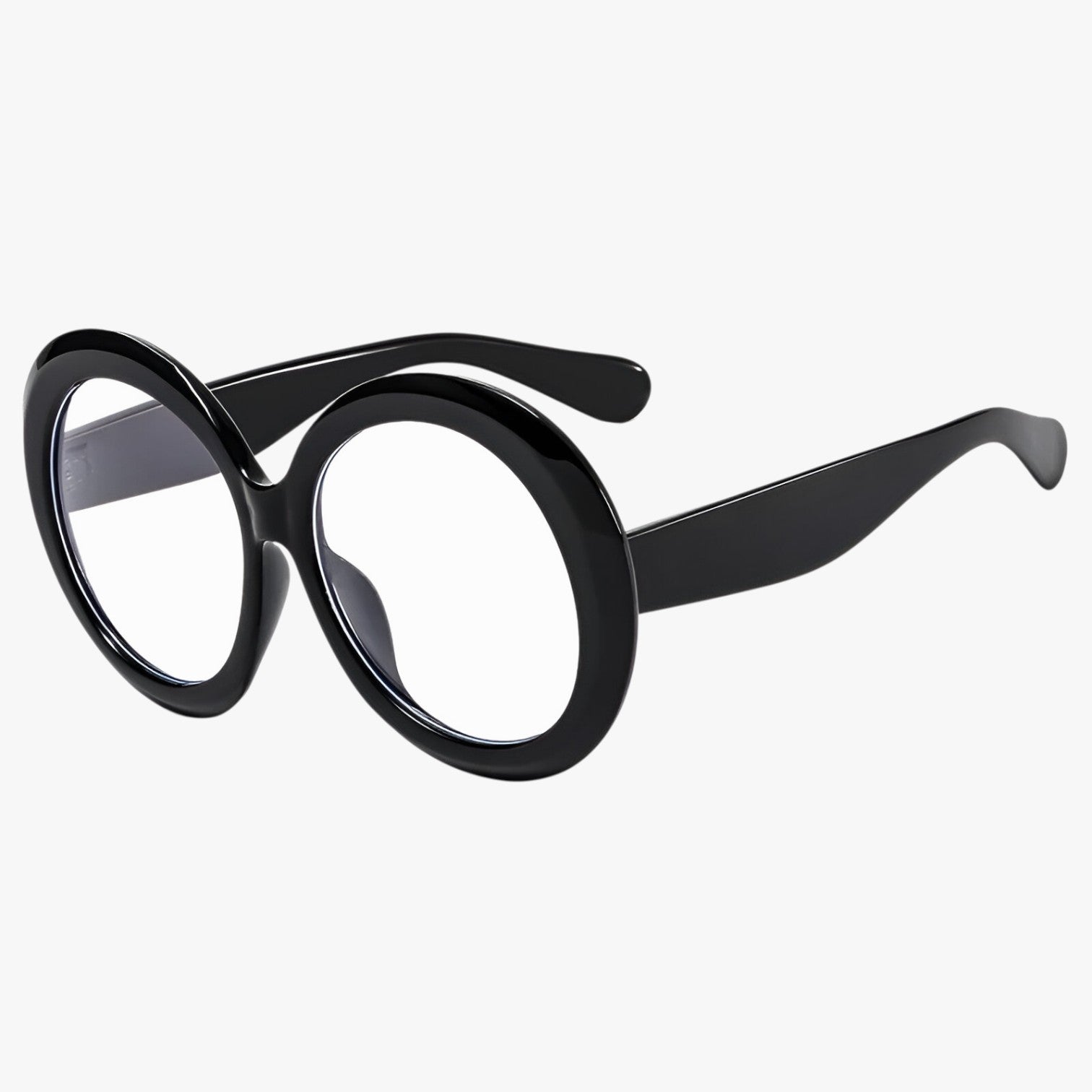 Daphne | Oversize luksus solbriller i runde former - C6 Sort Transparent Som på billedet - women's fashion - {{ product_tags }