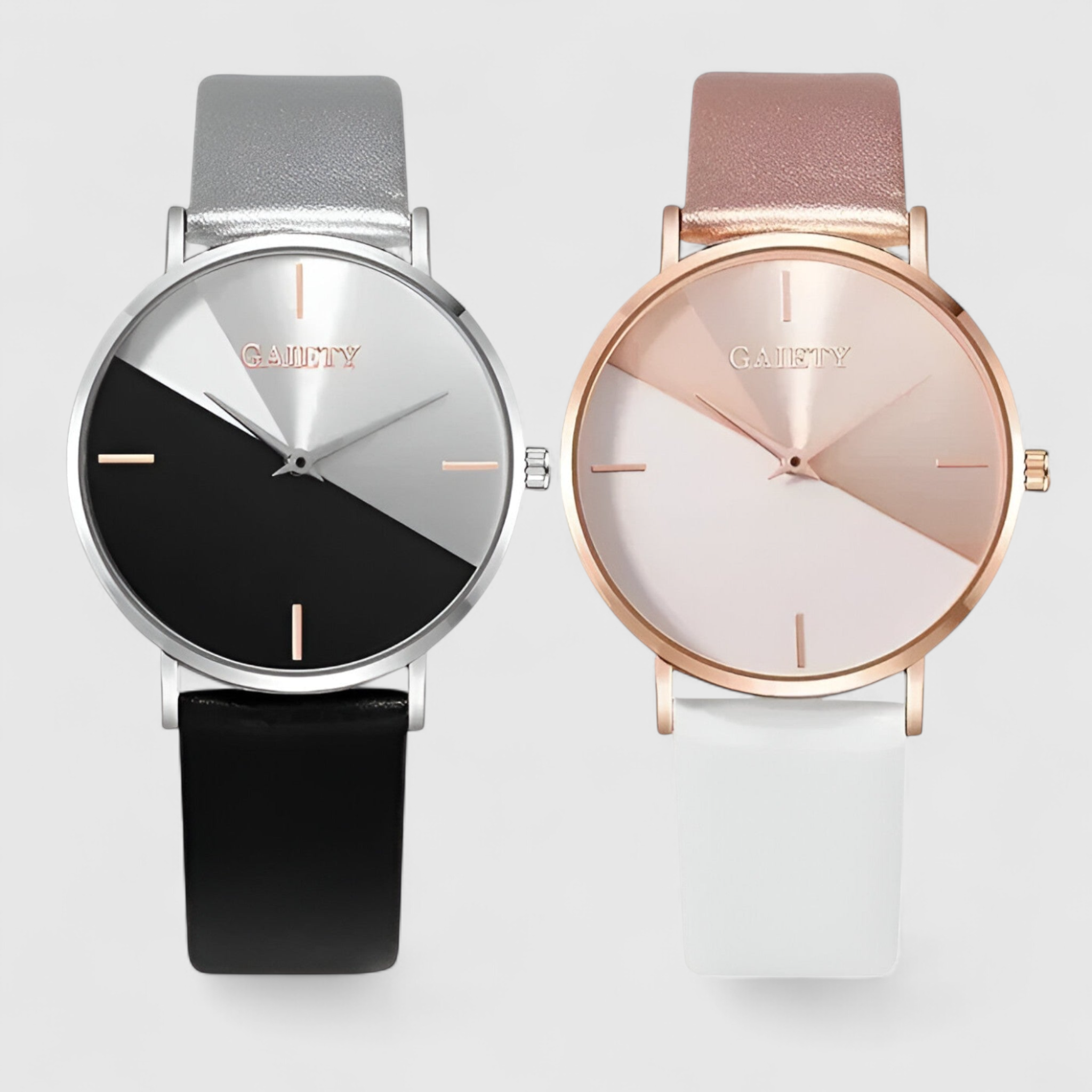 Esme | Elegant tofarvet ur med lænke - - watches - {{ product_tags }