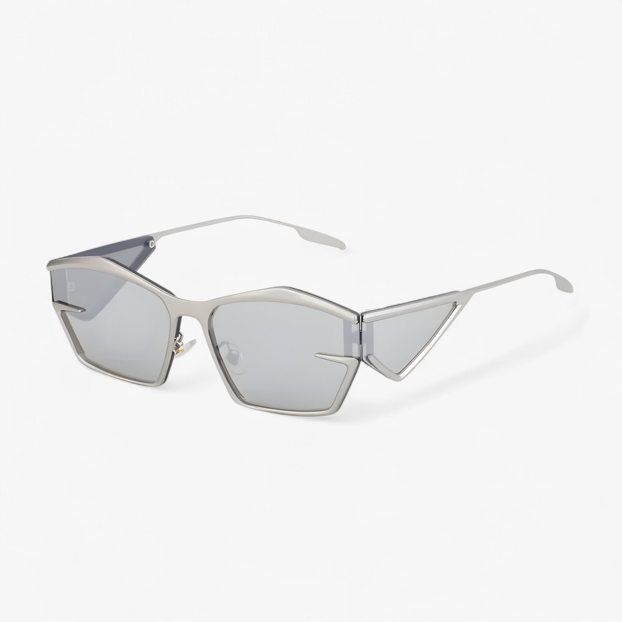 Zane | Y2K metal punk solbrille til udendørsbrug - Sølv - men's fashion - {{ product_tags }