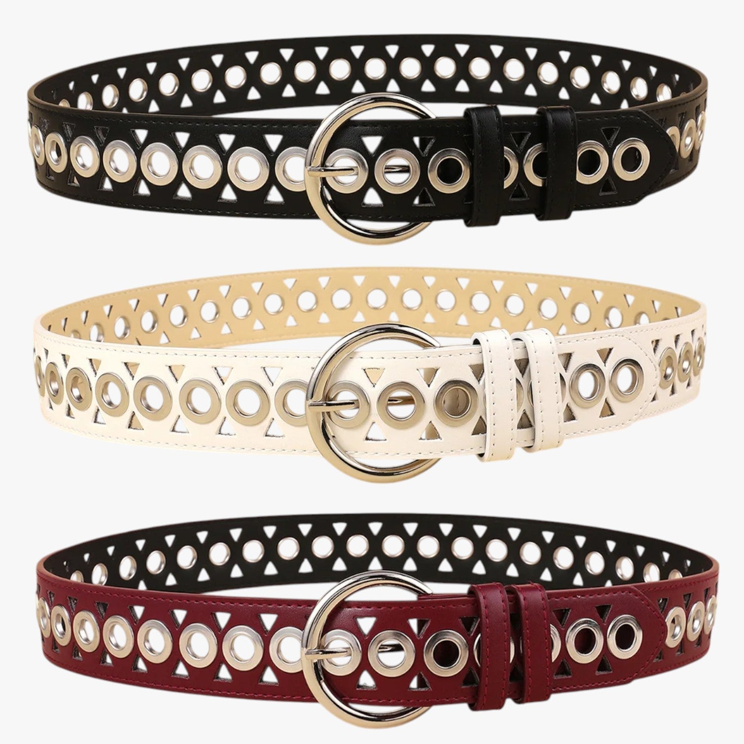 Emelia | Falsk læder punk med spikeknap Y2K - - Emelia | Falsk læder punk med spikeknap Y2K - €25 - {{ product_tags }