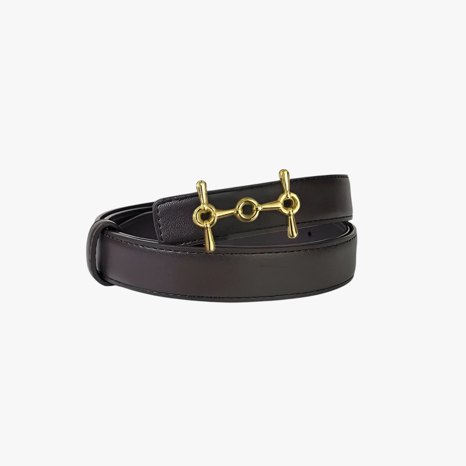 Wrenley | Stilfuld læderbælte – tidløs design og perfekt pasform - kaffe 110cm - men's fashion - {{ product_tags }