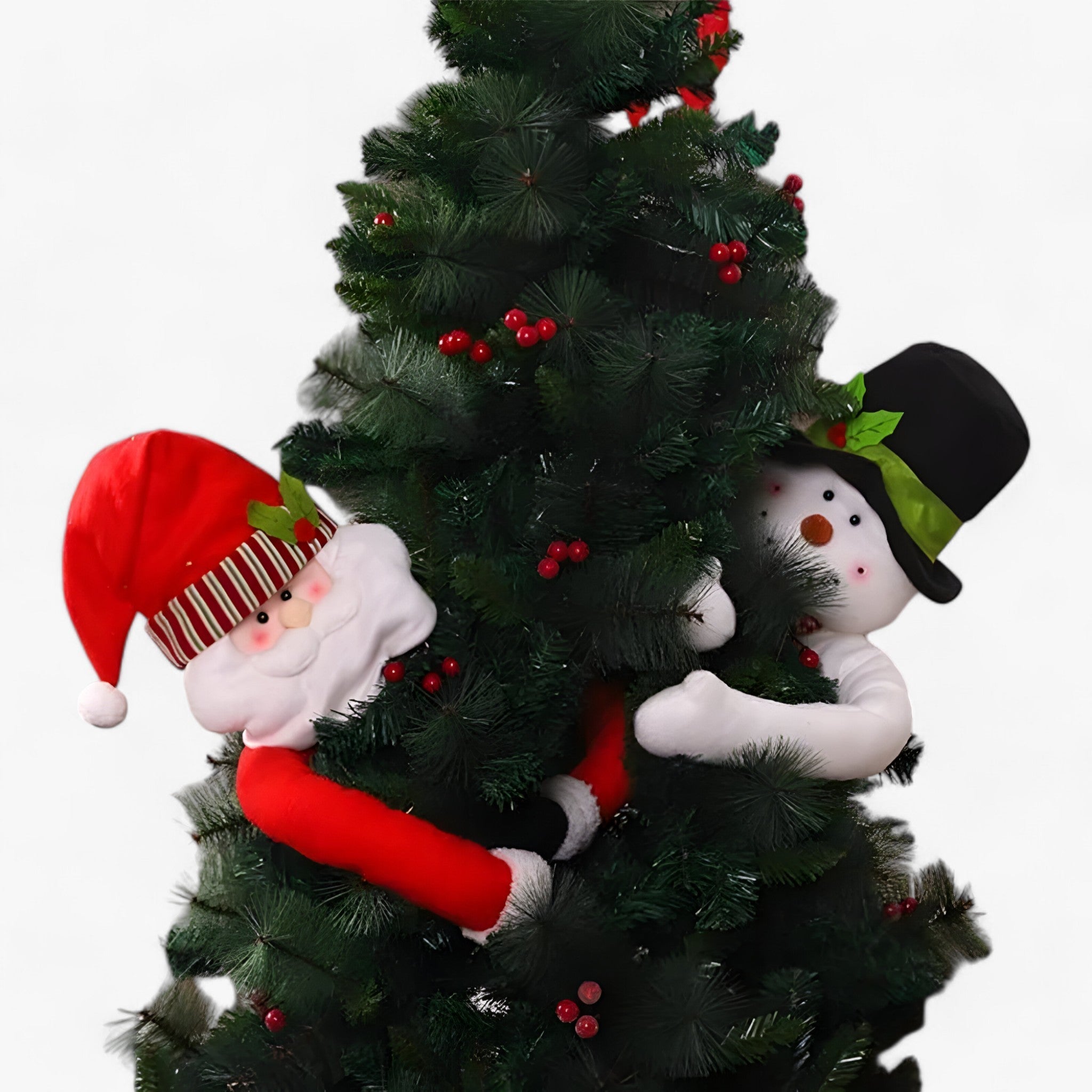 SantaHug | Juledekoration 105 cm – Giv din gran et roligt touch - 108cmx95cm - christmas - {{ product_tags }