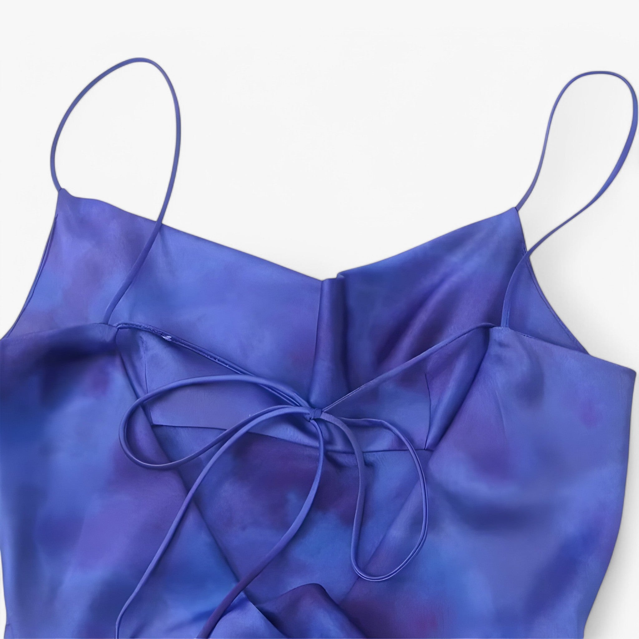 Ysée | Kjole i satin med tryk - Sommerlethed med silkeagtig følelse - - women's fashion - {{ product_tags }