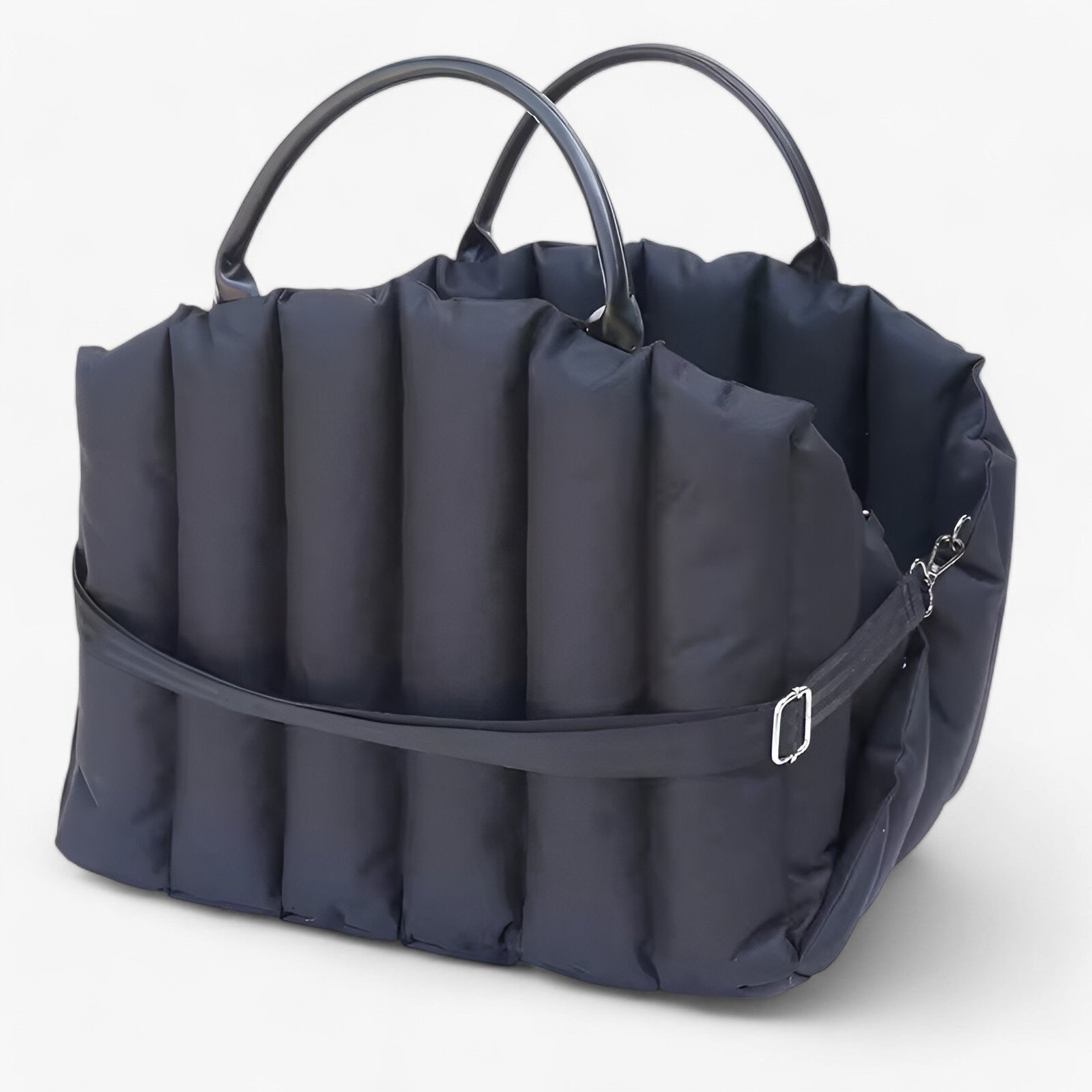 Mila | Luksus og Varm Hundetransporttaske til Rejser - sort - baby - {{ product_tags }