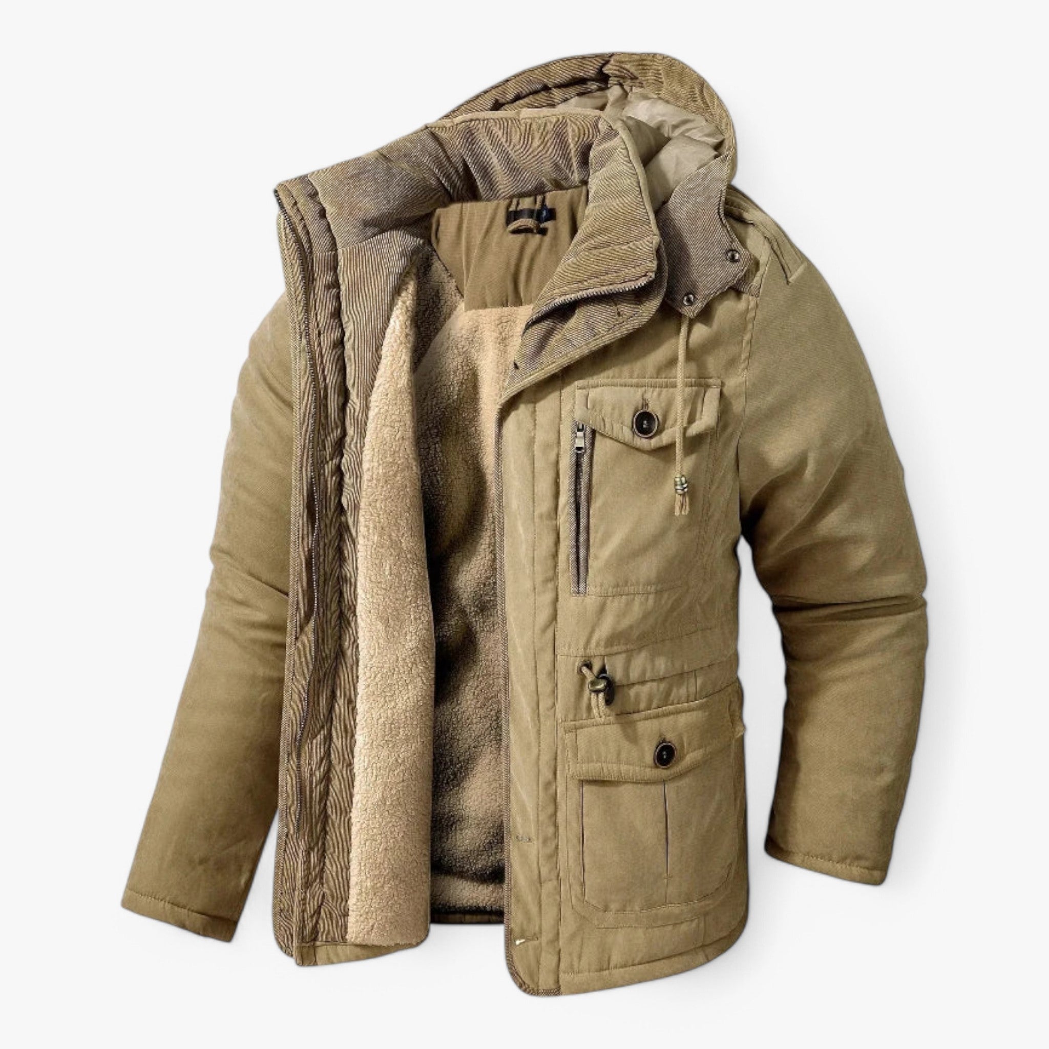 Jake | Vinterjakke - Khaki - winter - {{ product_tags }