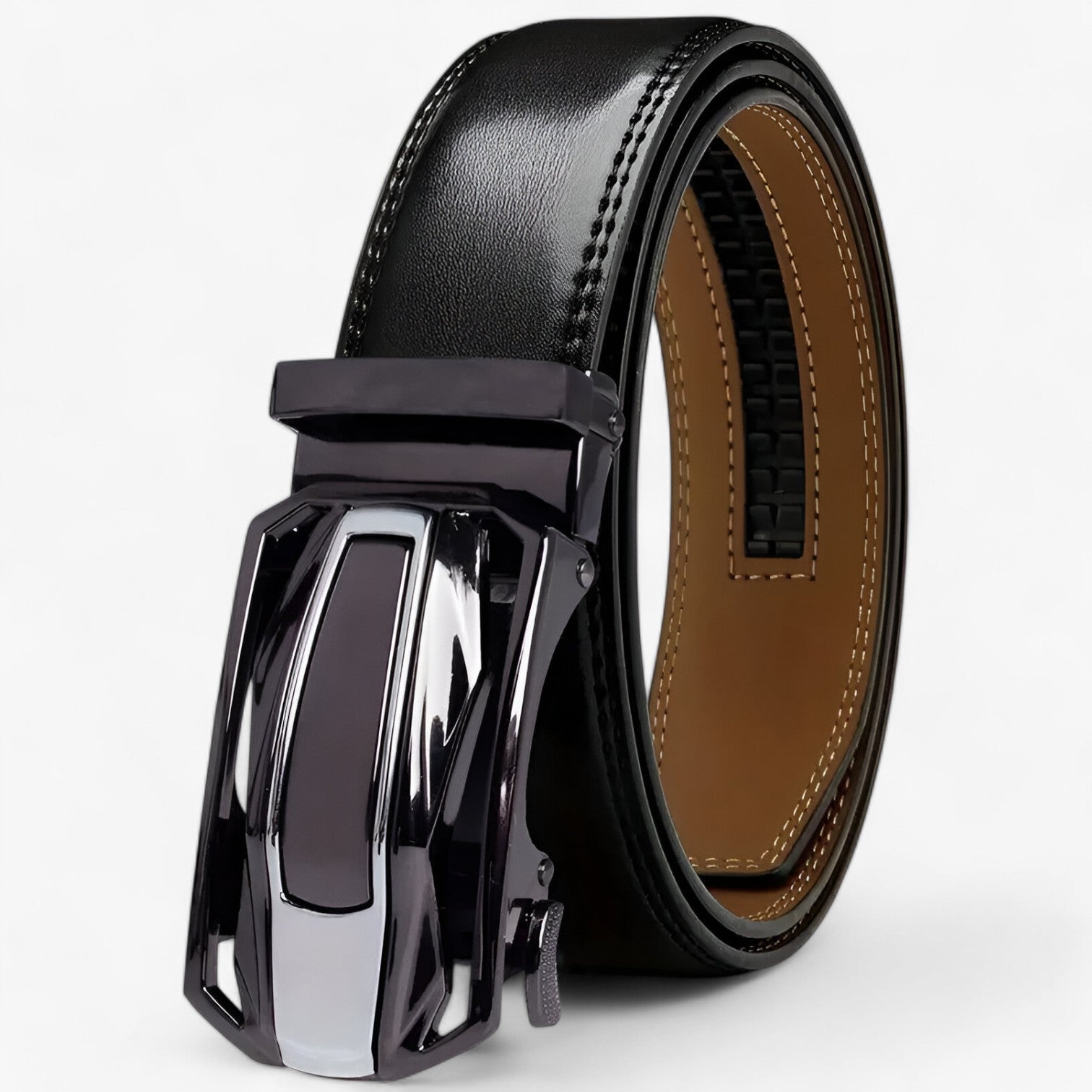 Erik | Ægte Læderbælte med Stil og Holdbarhed - Sort - men's fashion - {{ product_tags }