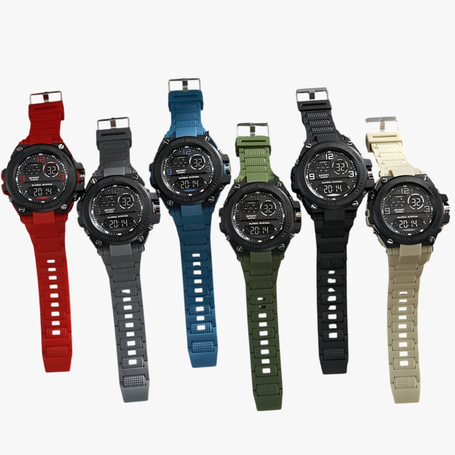 Kevin | Vandafvisende sportur med stødbeskyttelse - - watches - {{ product_tags }