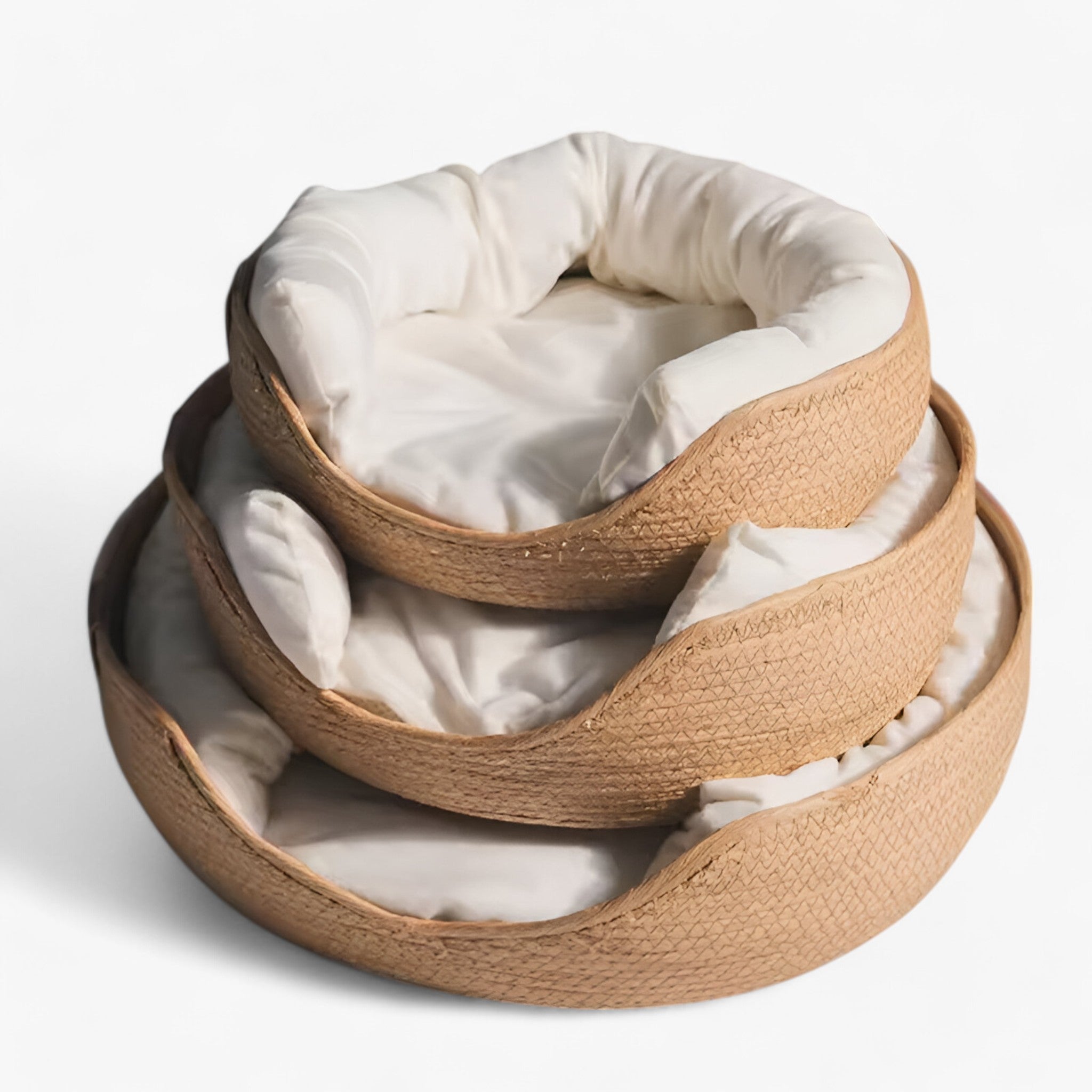 Luna Nest | Håndvævet Bambus Kæledyrsseng - - baby - {{ product_tags }