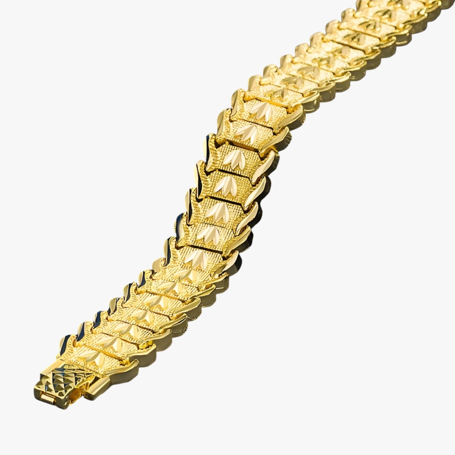 Jedrick | Statement stil med 24K glans – Bæredygtig retro armbånd til herrer - - watches - {{ product_tags }