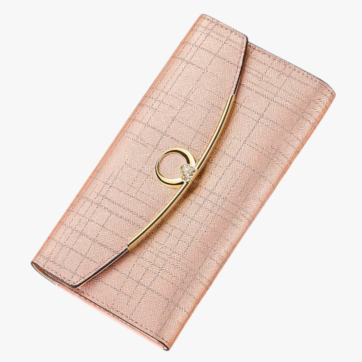 Zariyah | Elegant lang læderpose med stor kapacitet - Rosa Oro - Zariyah | Elegant lang læderpose med stor kapacitet - €25 - {{ product_tags }
