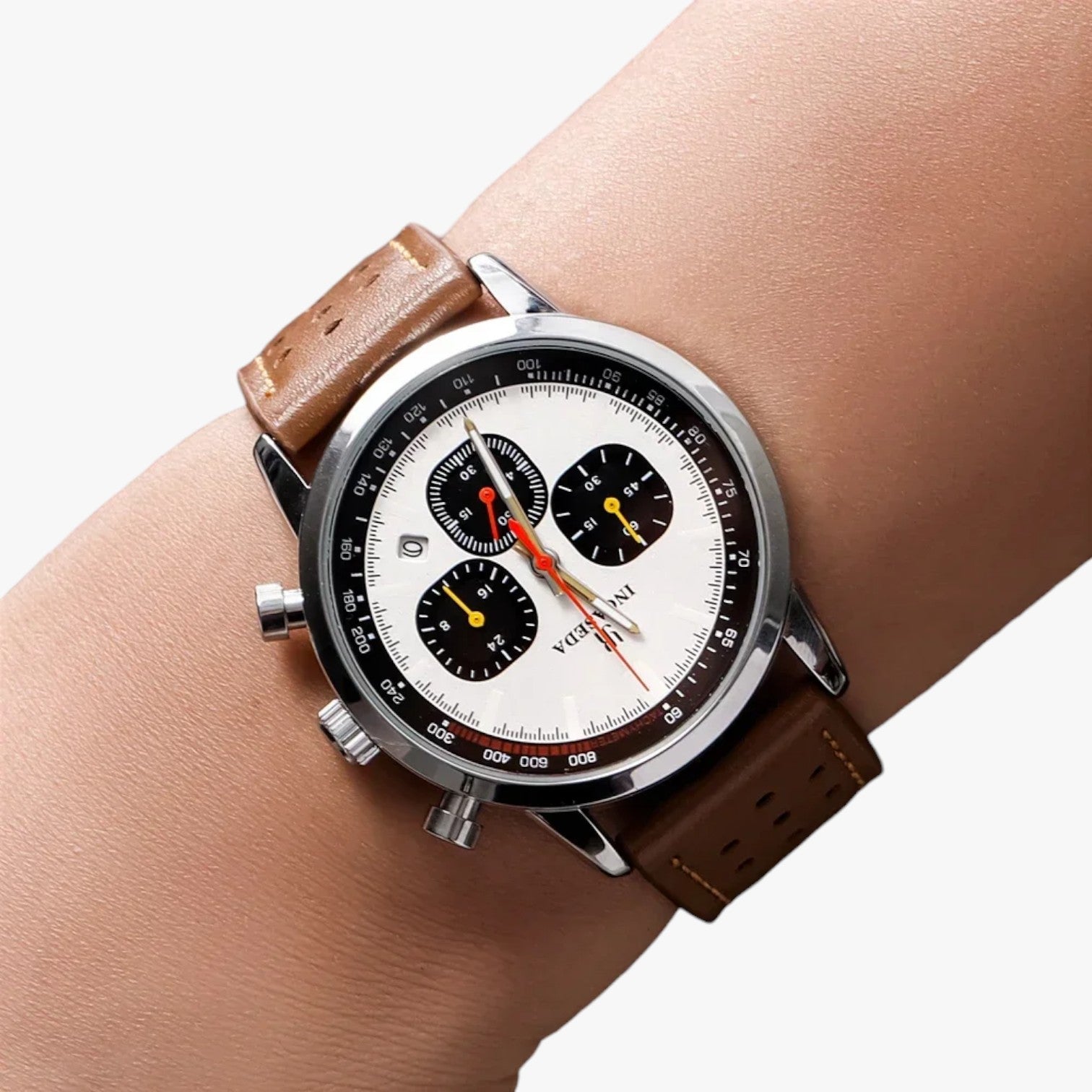 Drew | Herreur til mænd INCASEDA Quartz luksus chronograf, ultra-lystrogent og elegant - - watches - {{ product_tags }